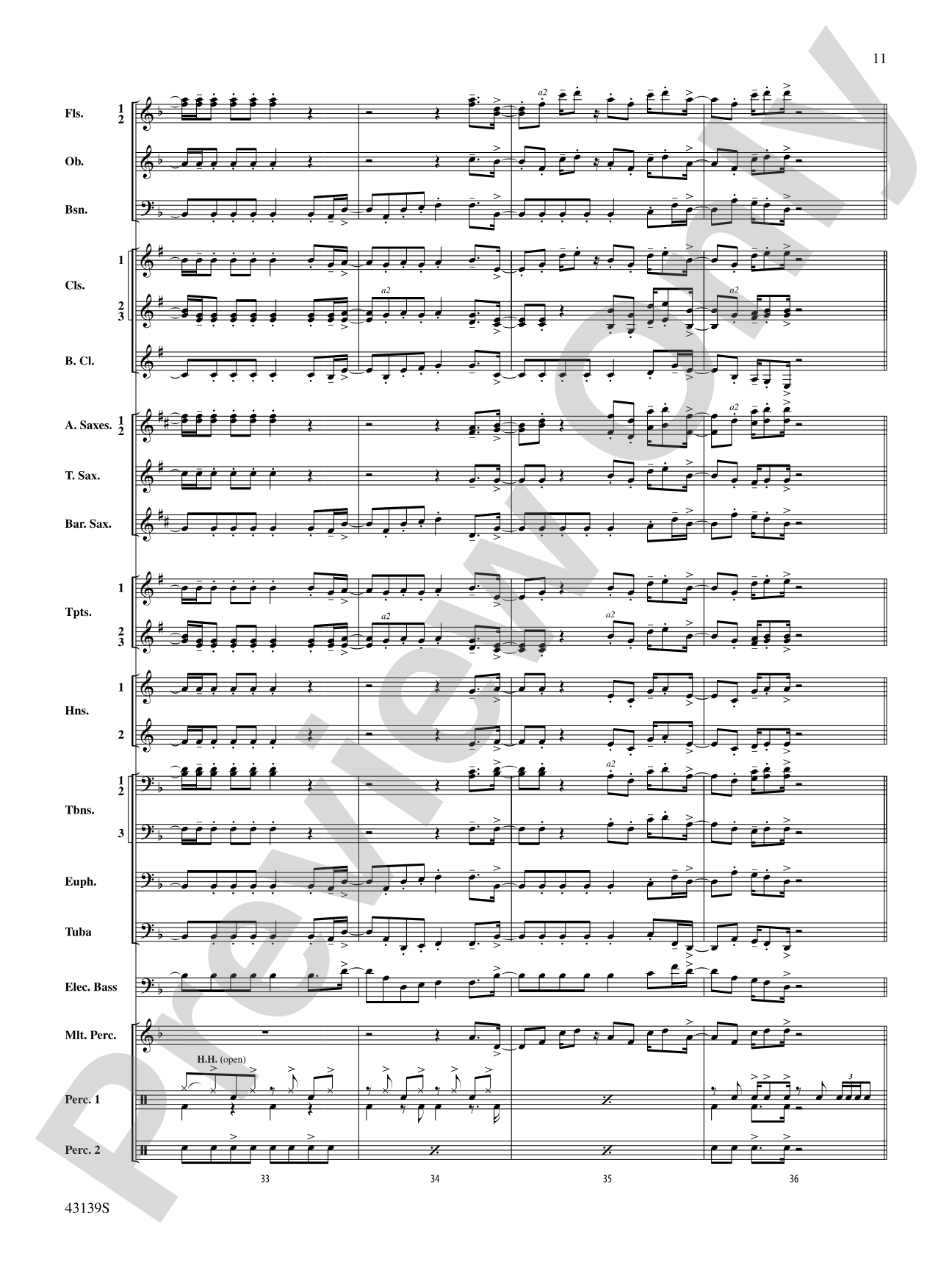 Ain't It Fun: Concert Band Conductor Score & Parts