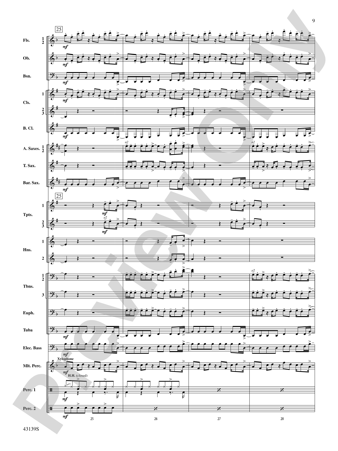 Ain't It Fun: Concert Band Conductor Score & Parts