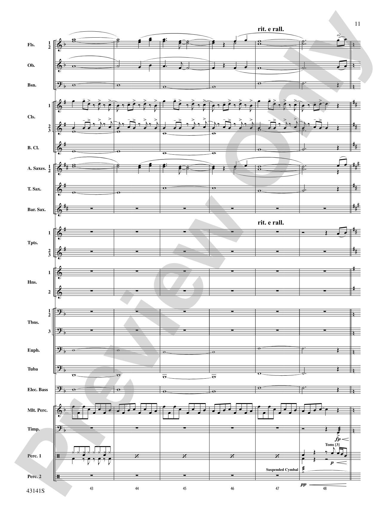 Bruno Mars Greatest Hits: Concert Band Conductor Score & Parts