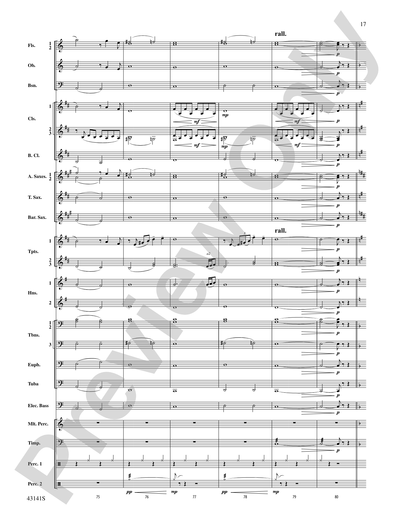 Bruno Mars Greatest Hits: Concert Band Conductor Score & Parts