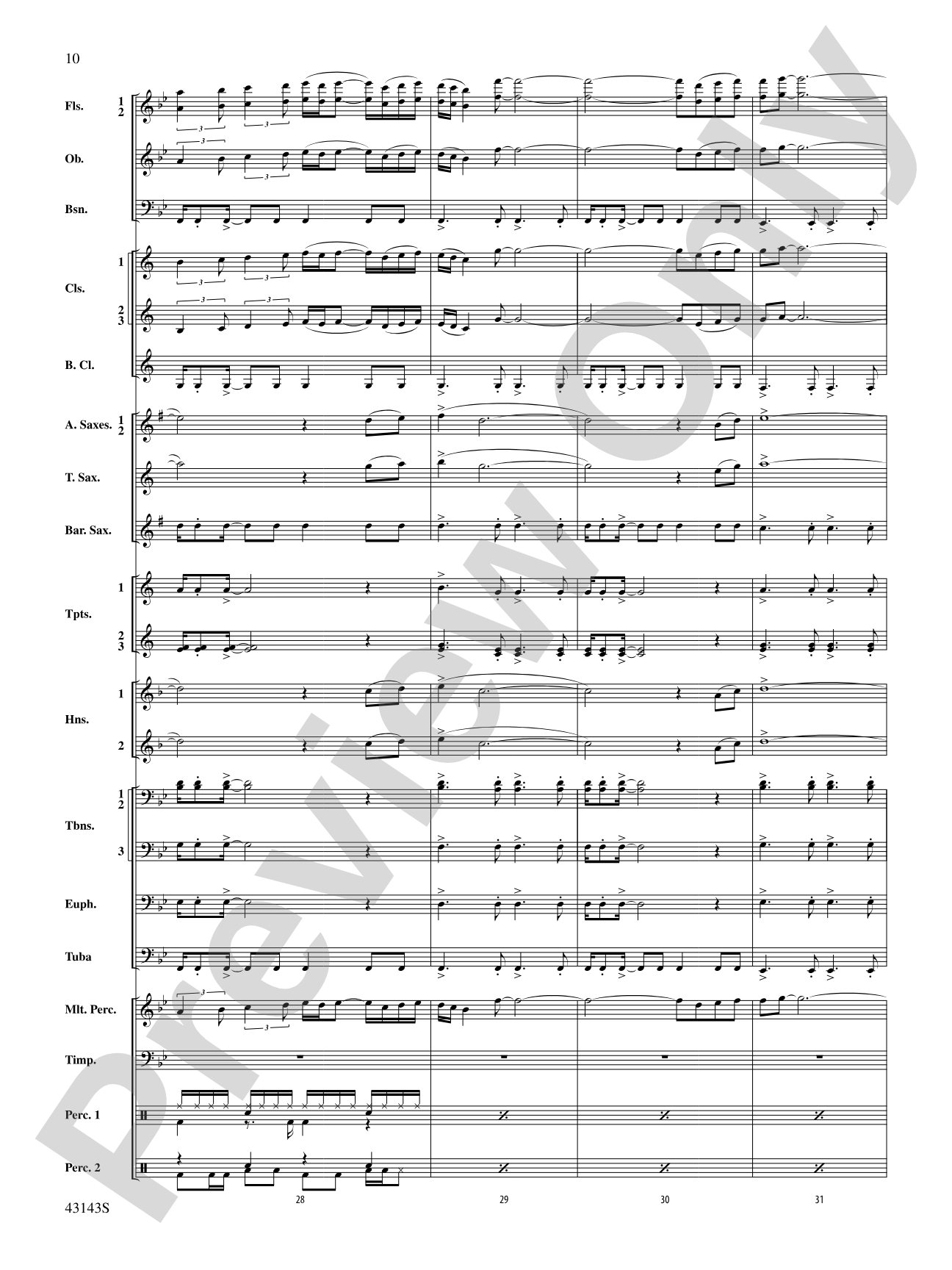 Rocky on Broadway: Concert Band Conductor Score & Parts