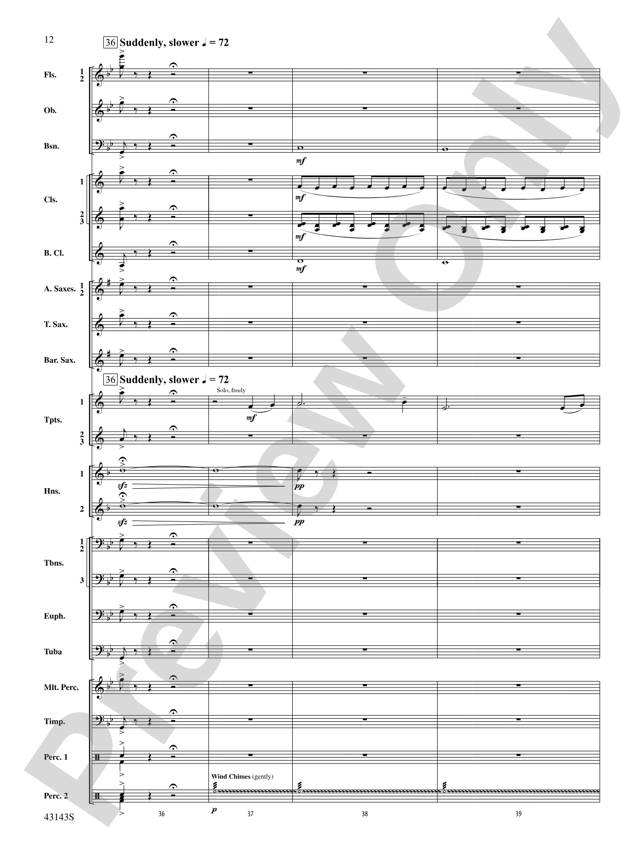 Rocky on Broadway: Concert Band Conductor Score & Parts