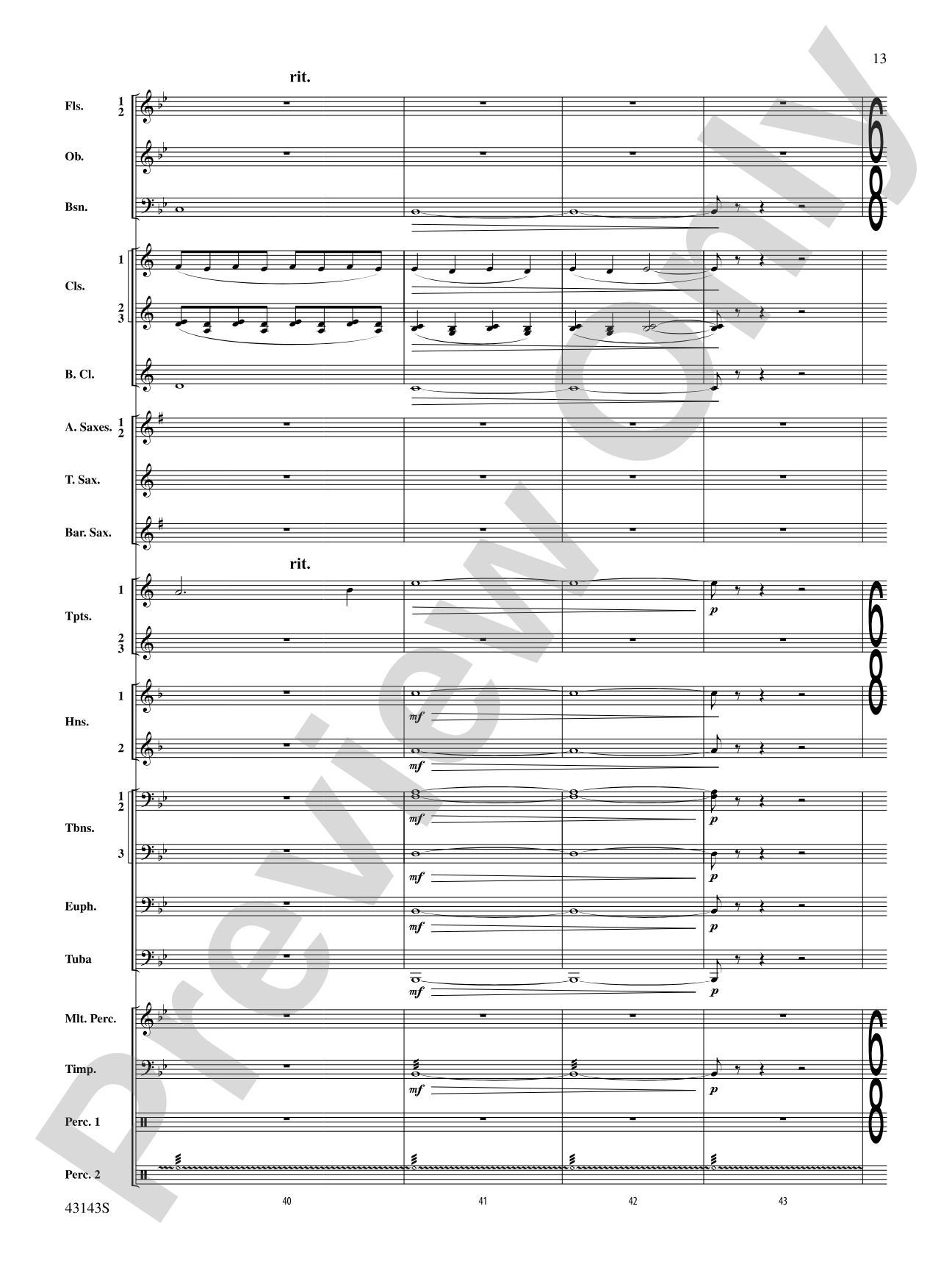 Rocky on Broadway: Concert Band Conductor Score & Parts