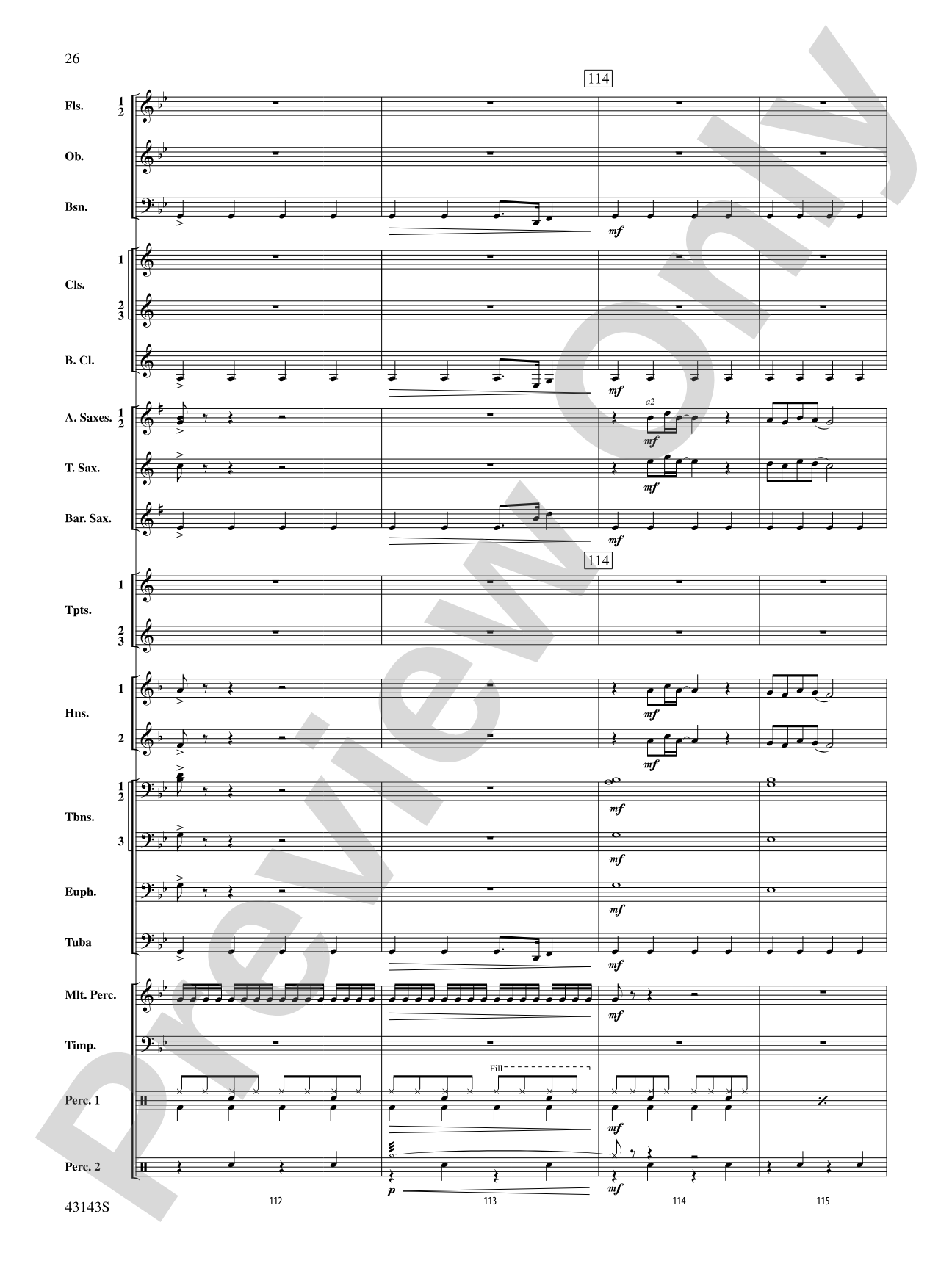 Rocky on Broadway: Concert Band Conductor Score & Parts
