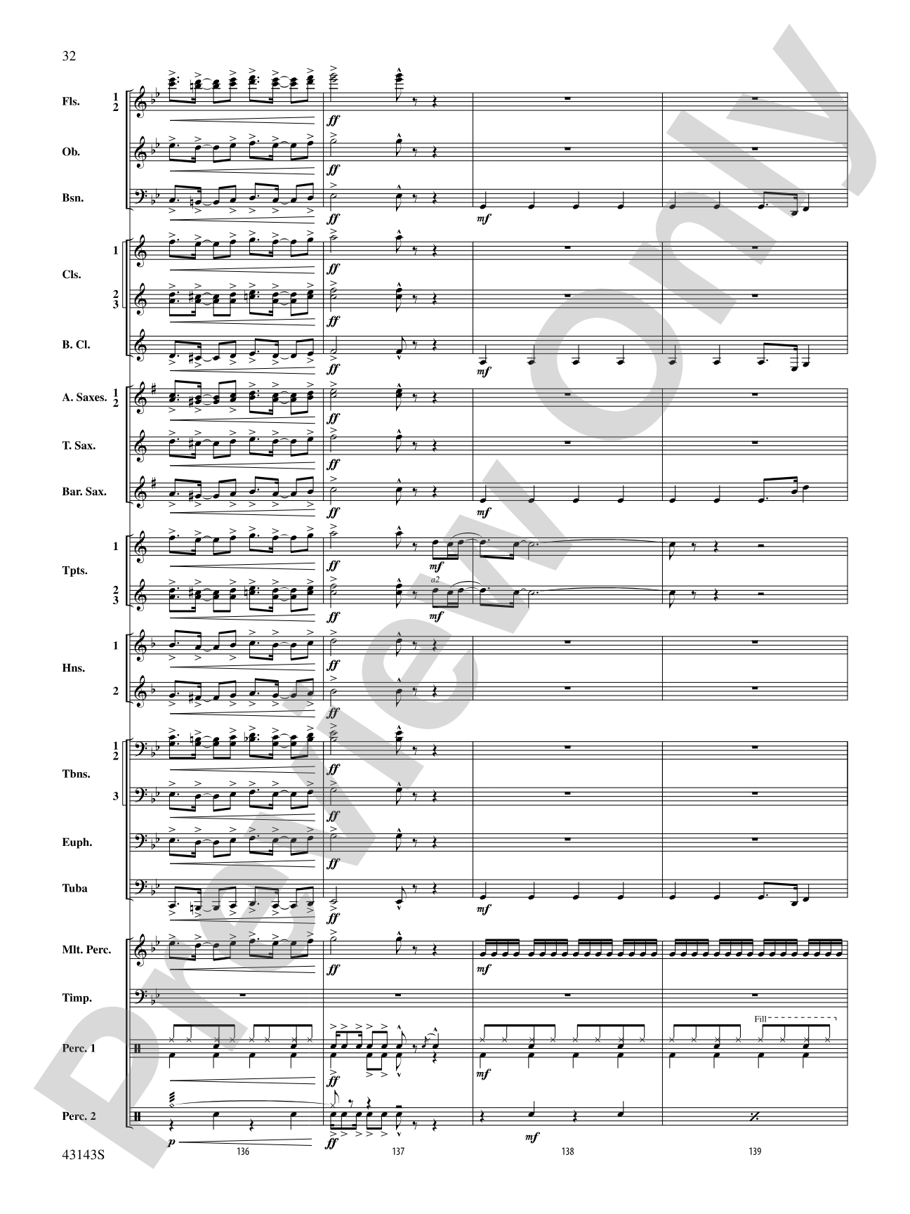 Rocky on Broadway: Concert Band Conductor Score & Parts