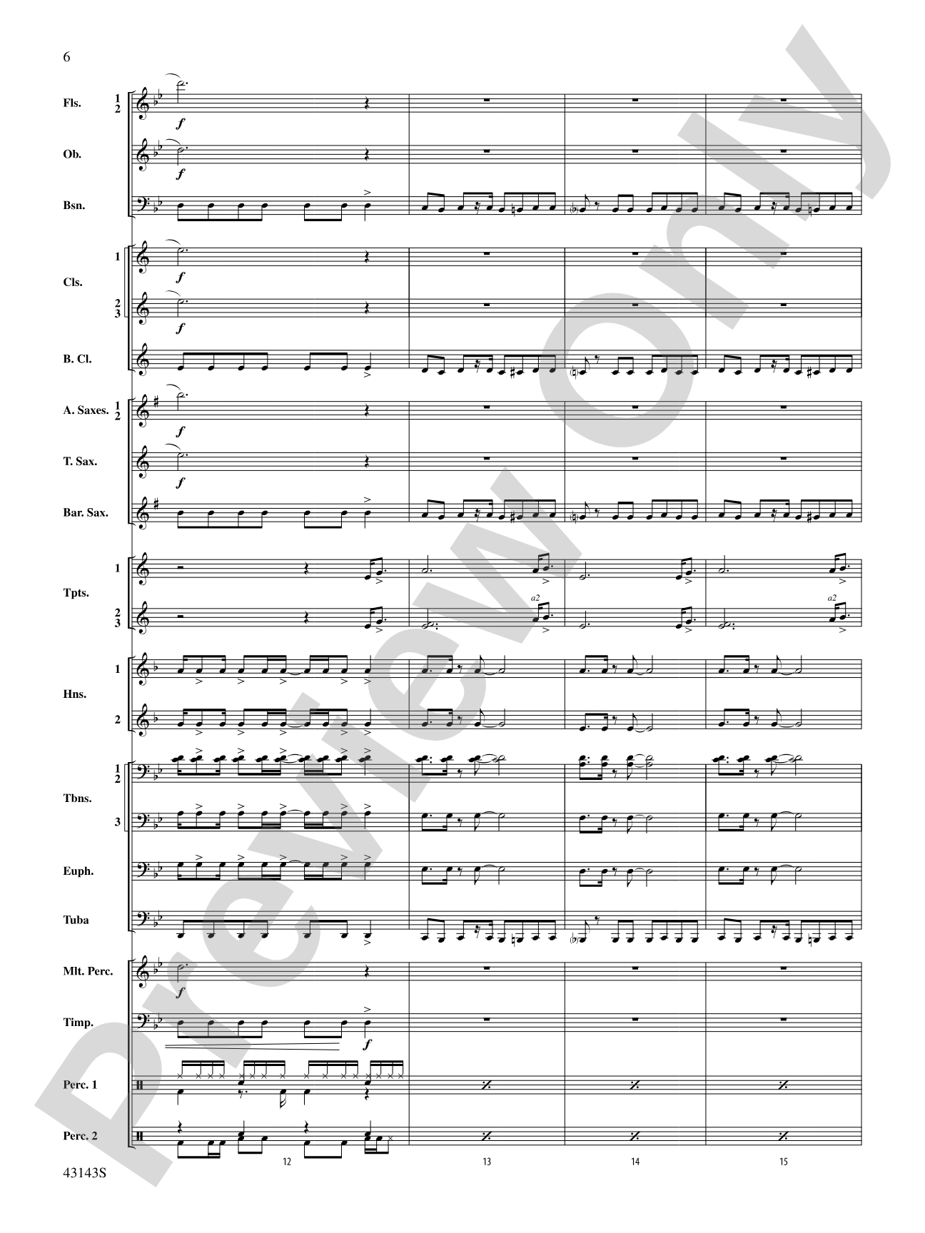 Rocky on Broadway: Concert Band Conductor Score & Parts