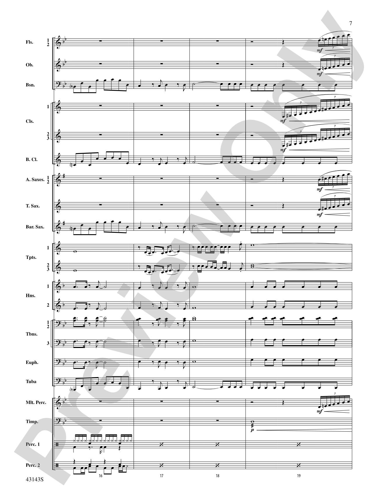 Rocky on Broadway: Concert Band Conductor Score & Parts