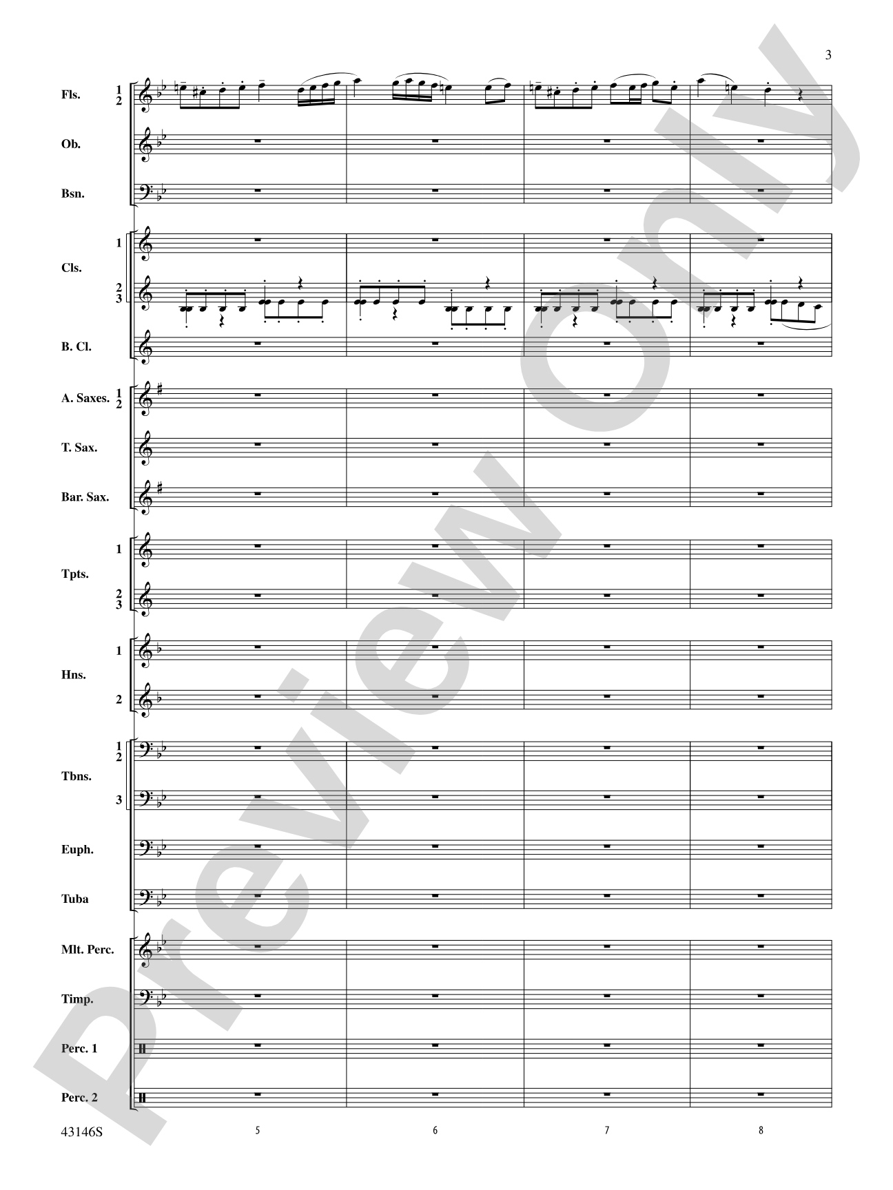 Fantasy on a Burgundian Carol: Concert Band Conductor Score & Parts