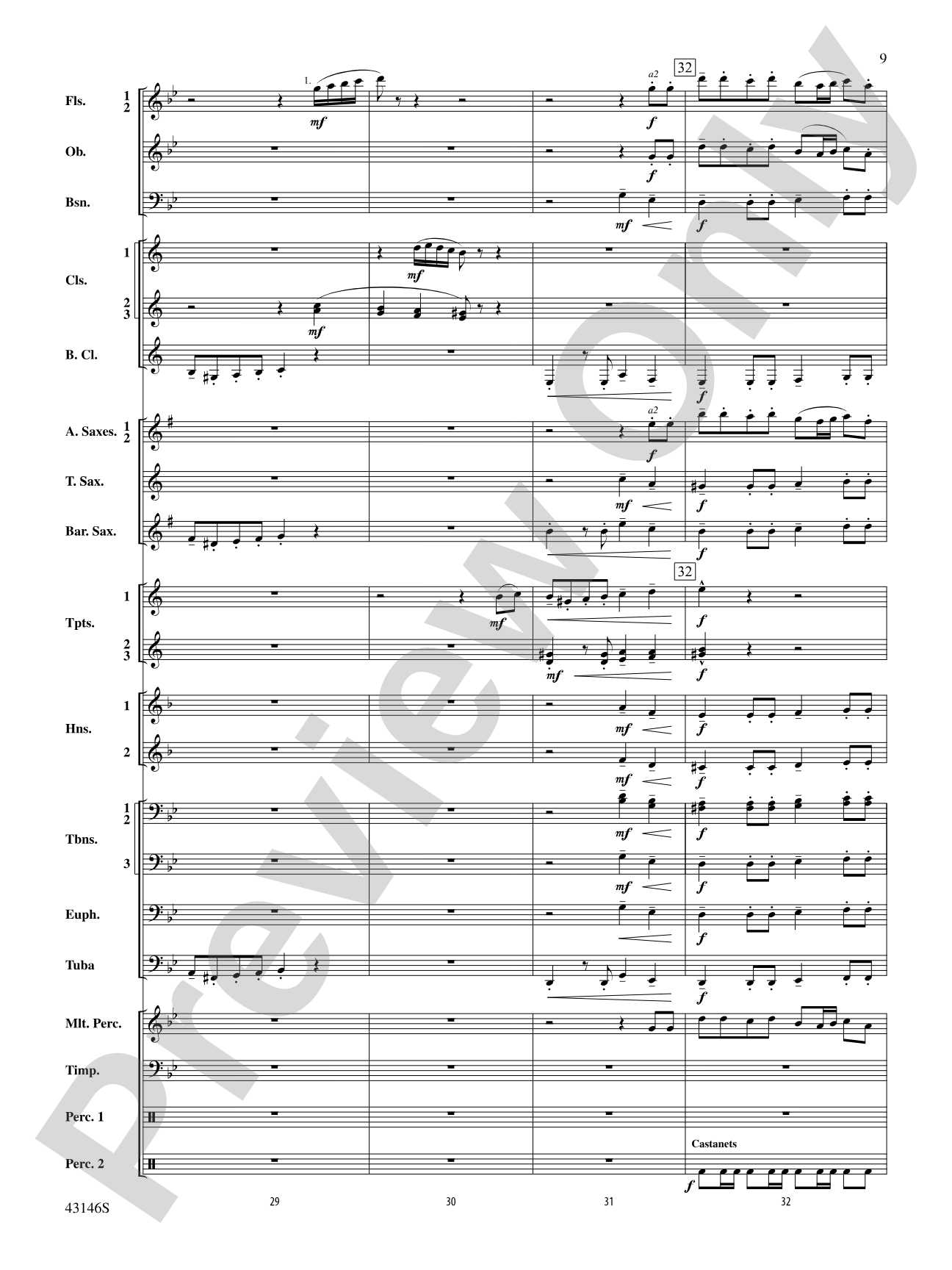 Fantasy on a Burgundian Carol: Concert Band Conductor Score & Parts