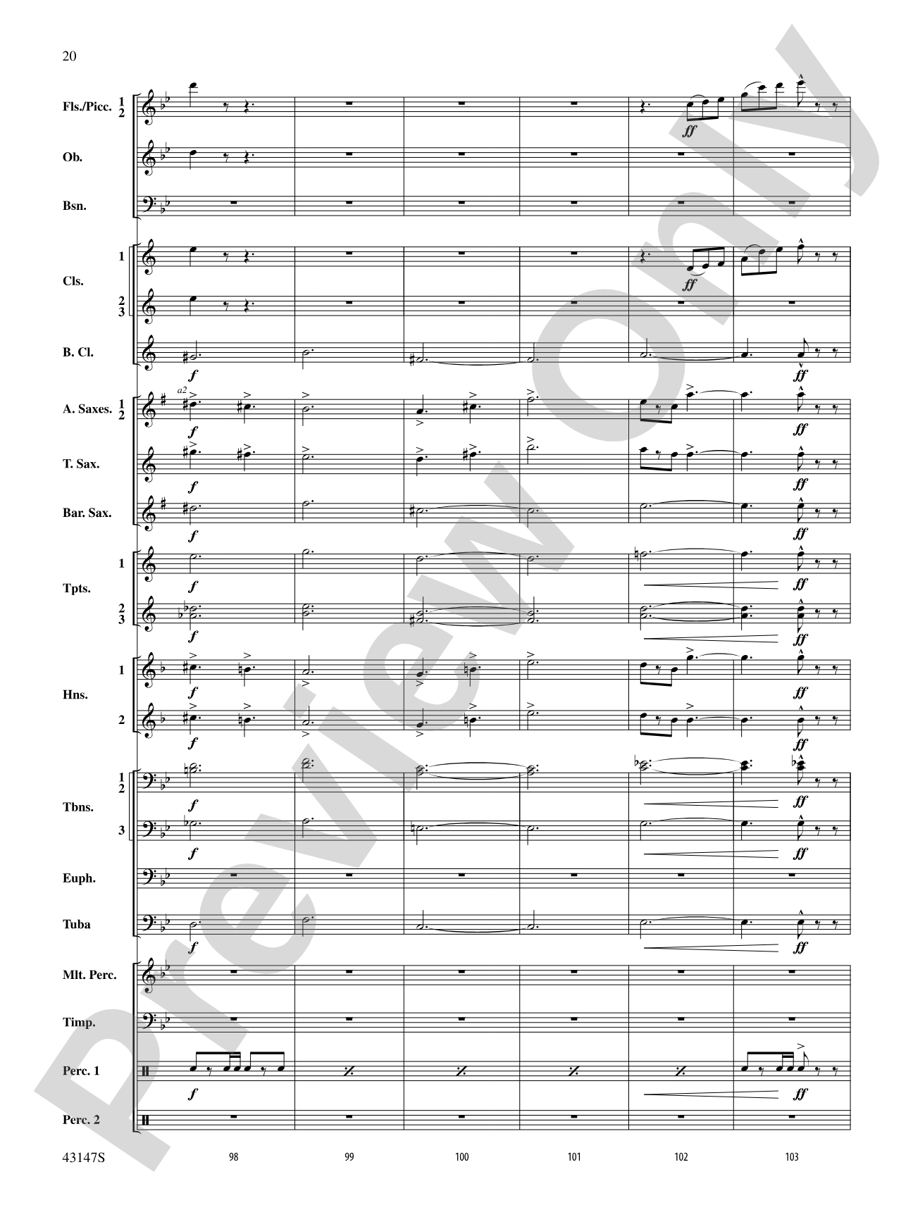 Heroes of the American Revolution: Concert Band Conductor Score & Parts
