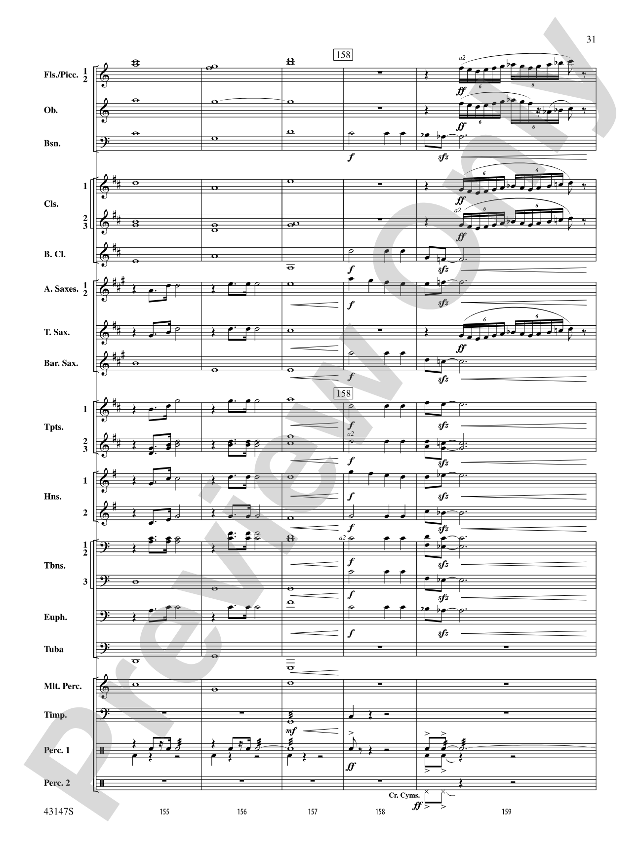 Heroes of the American Revolution: Concert Band Conductor Score & Parts