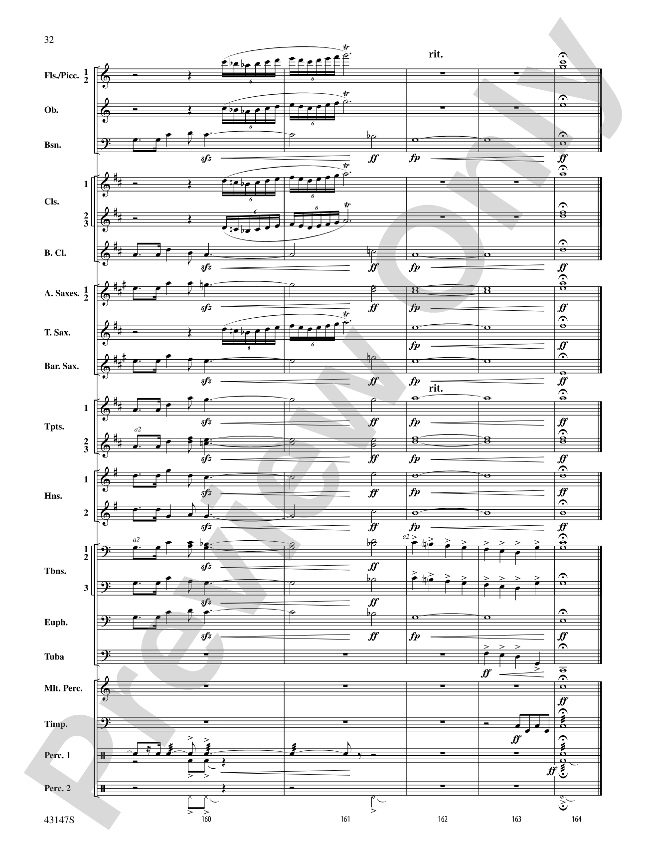 Heroes of the American Revolution: Concert Band Conductor Score & Parts