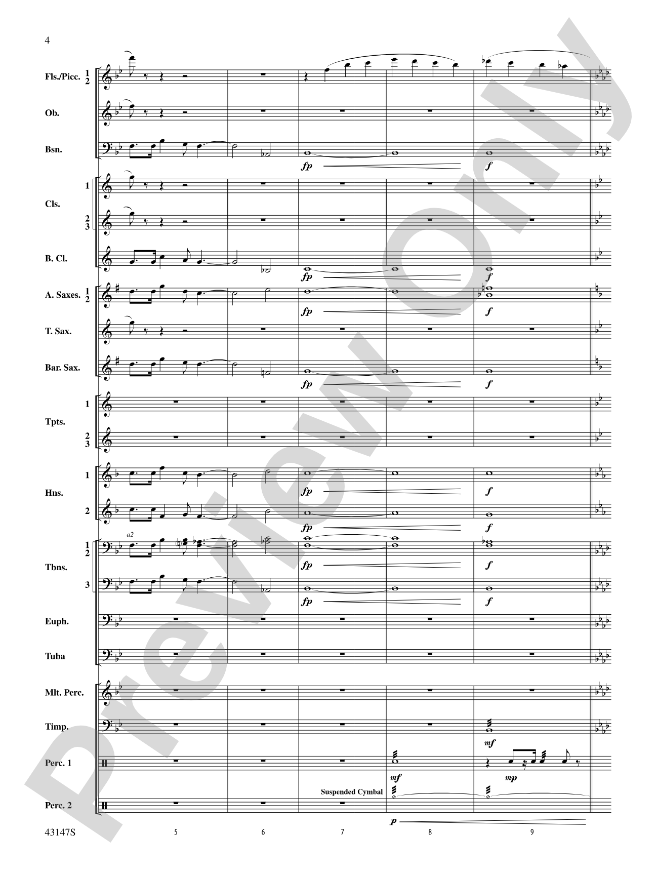 Heroes of the American Revolution: Concert Band Conductor Score & Parts
