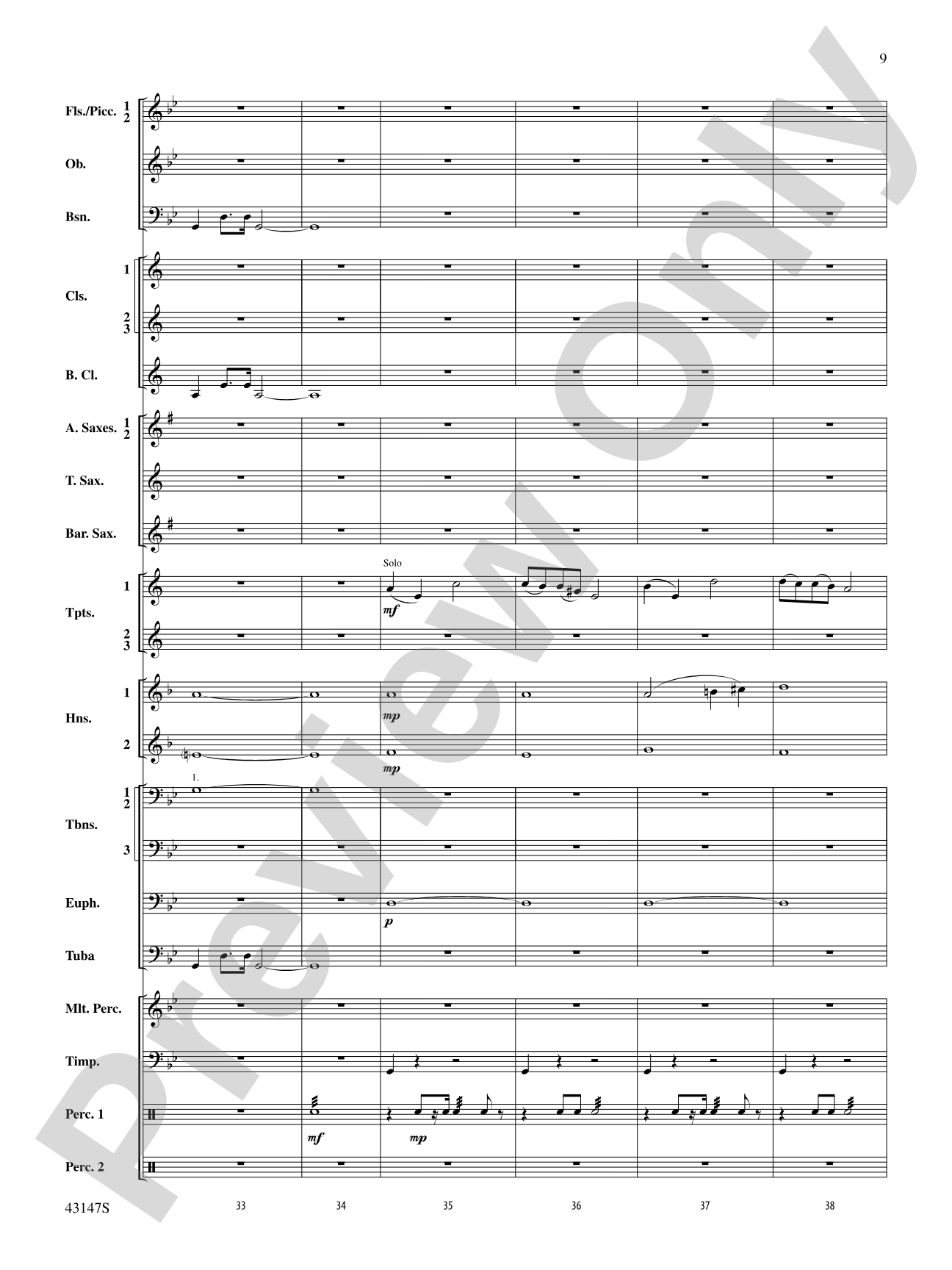 Heroes of the American Revolution: Concert Band Conductor Score & Parts