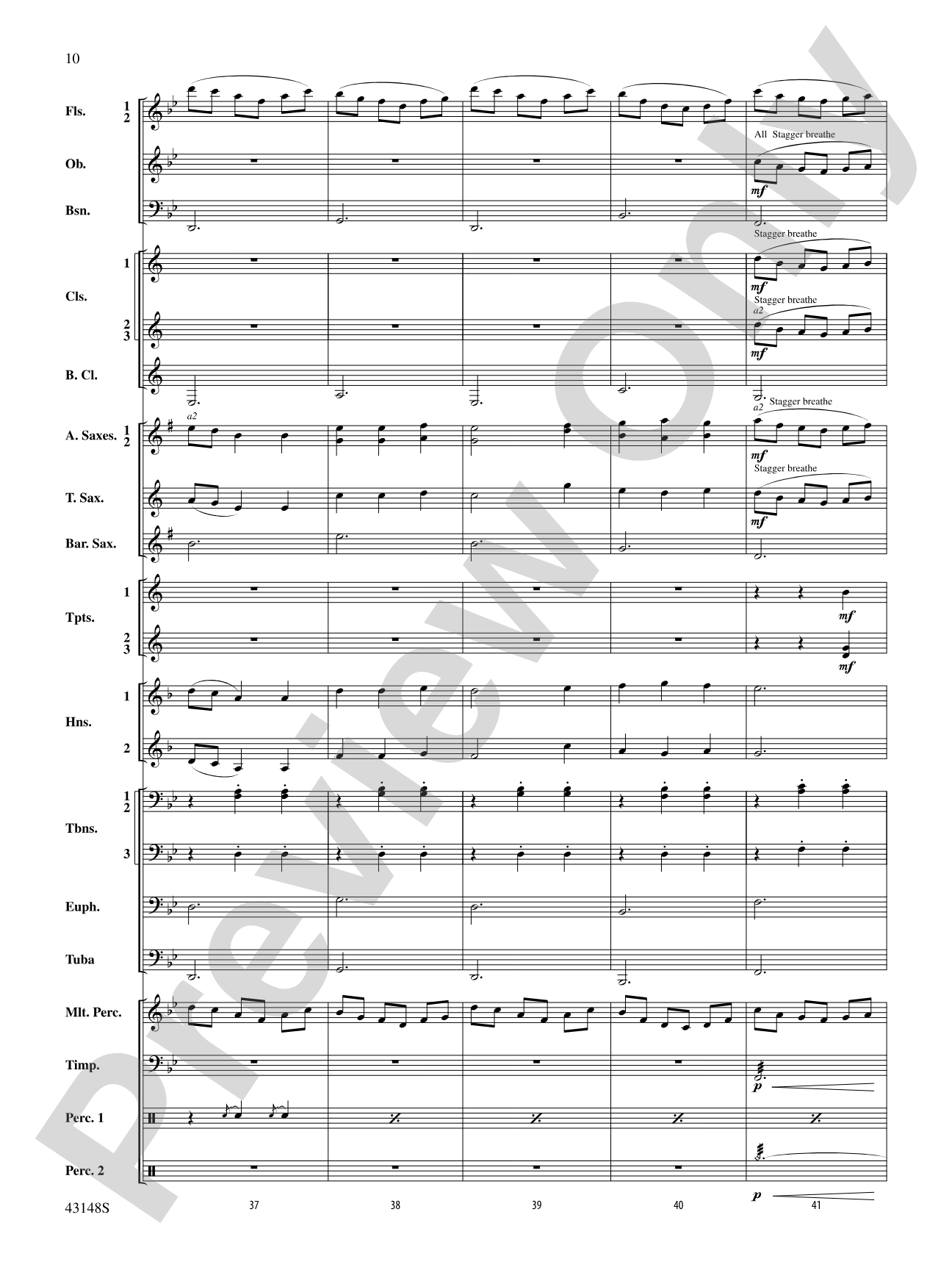 Of Sea and Song: Score