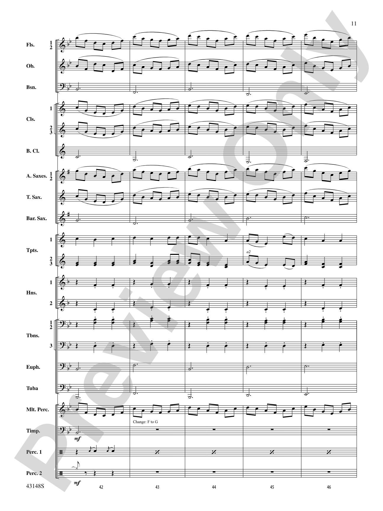 Of Sea and Song: Score