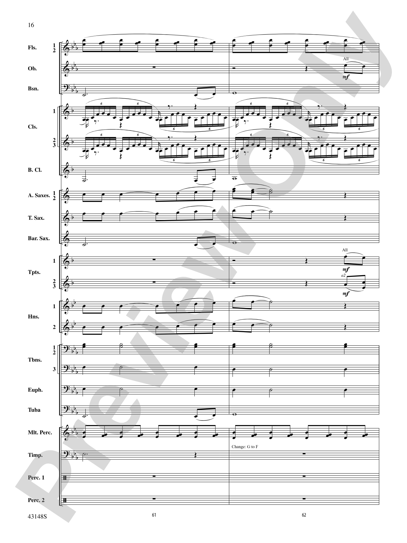 Of Sea and Song: Score