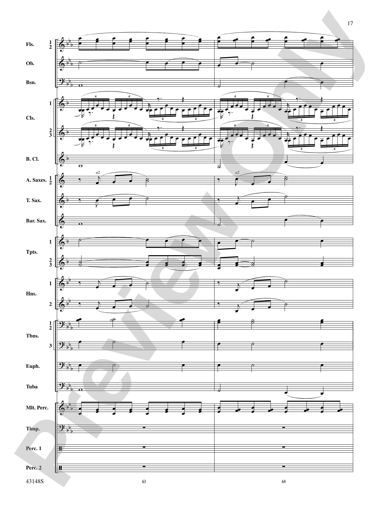 Of Sea and Song: Score