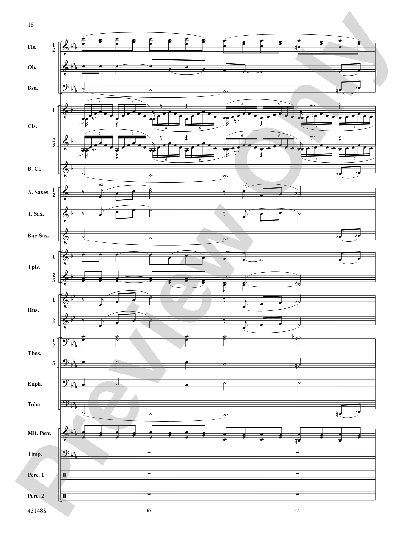 Of Sea and Song: Score