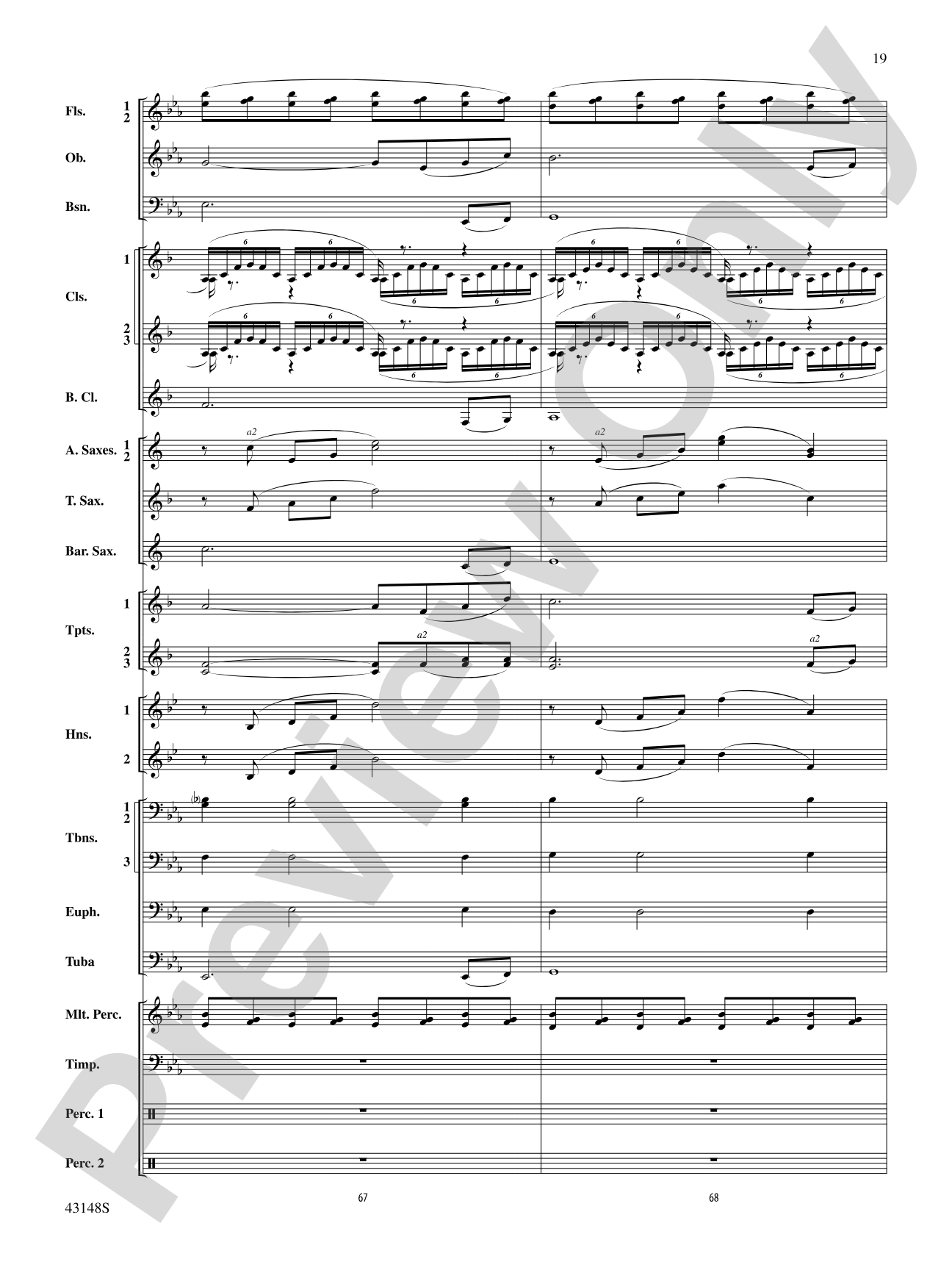 Of Sea and Song: Score