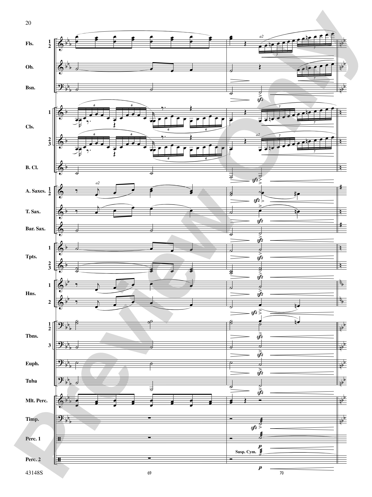 Of Sea and Song: Score