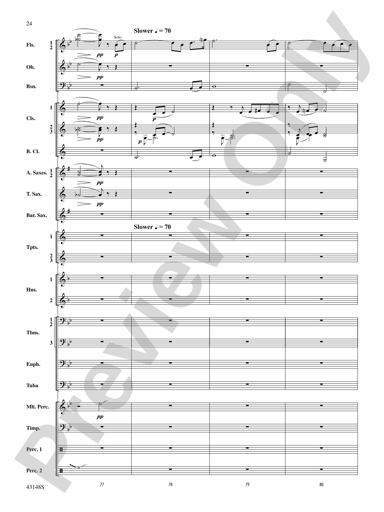 Of Sea and Song: Score