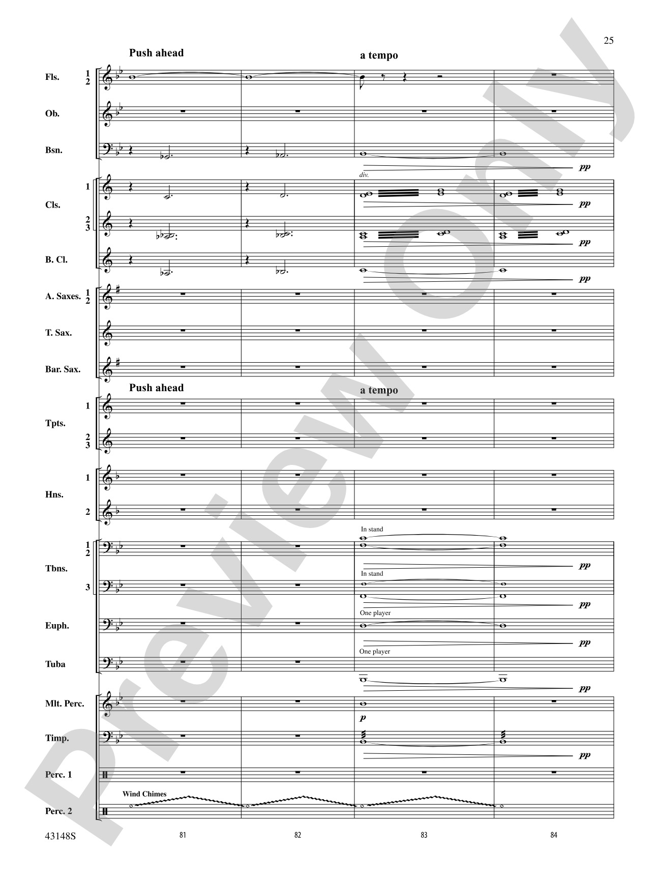 Of Sea and Song: Score