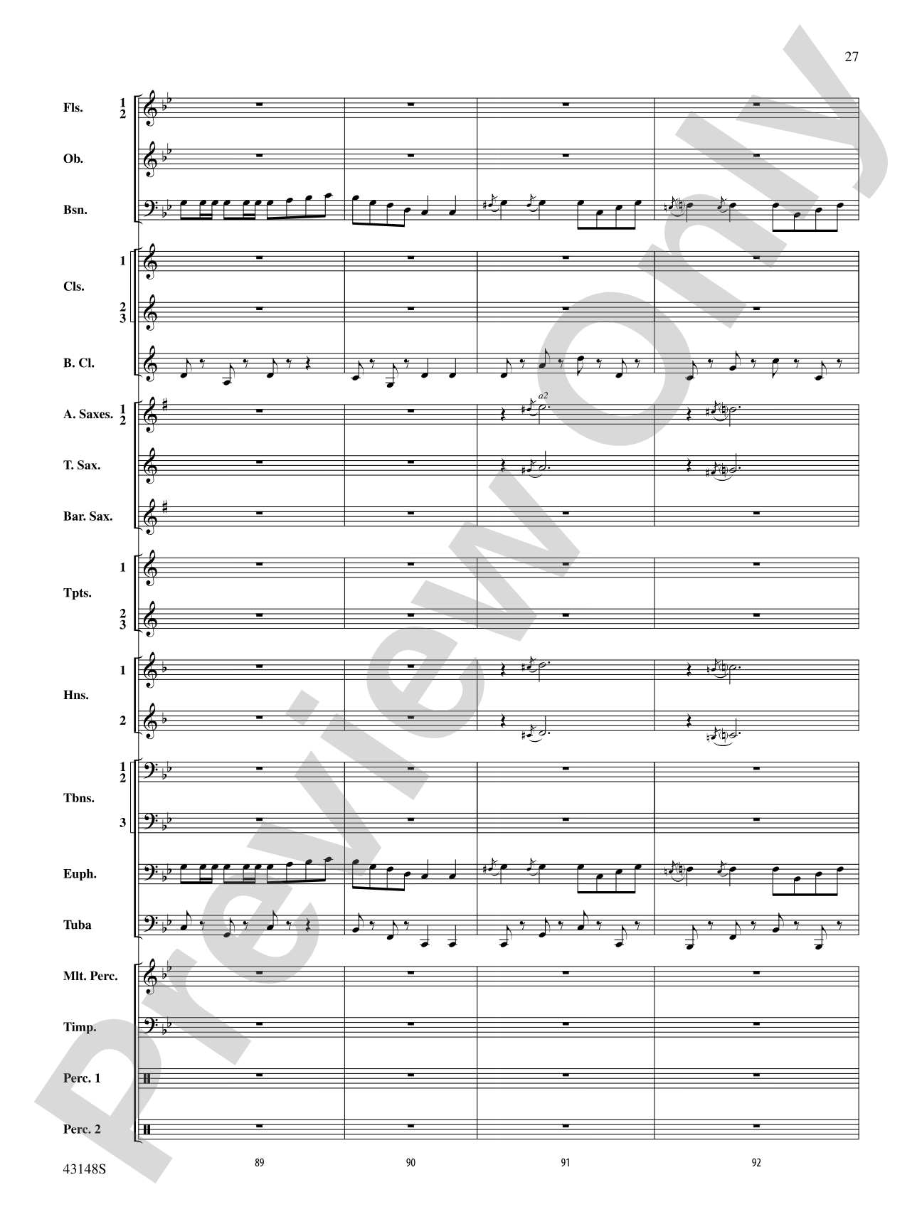Of Sea and Song: Score