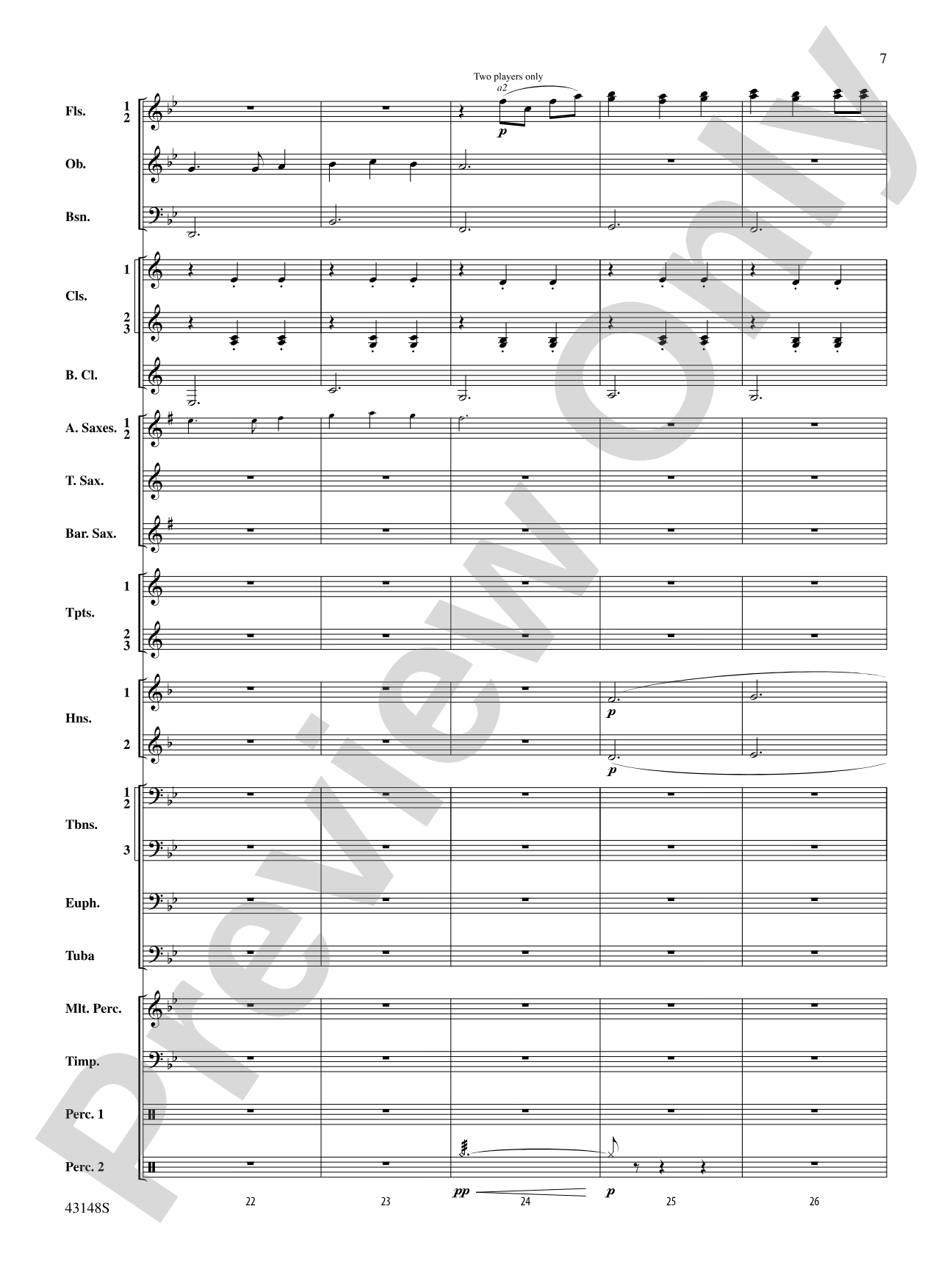 Of Sea and Song: Score