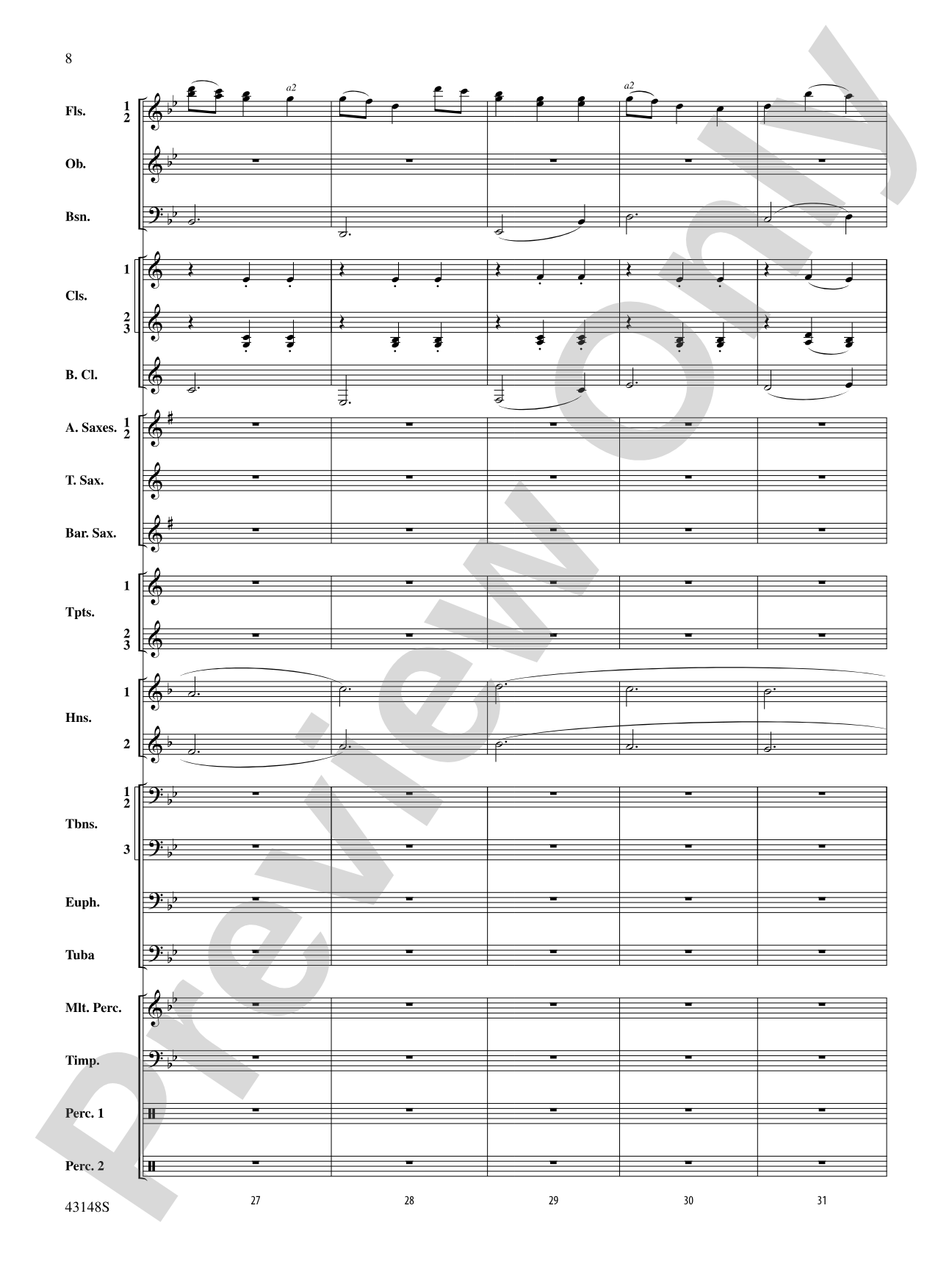 Of Sea and Song: Score