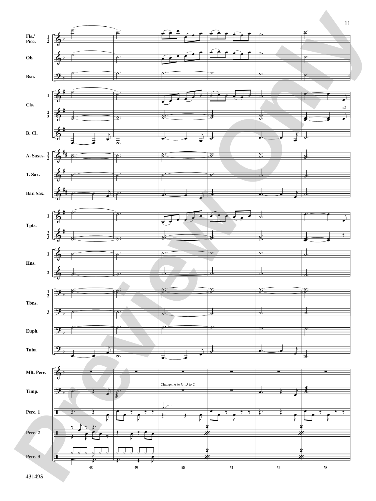My Dancing Day: Concert Band Conductor Score & Parts