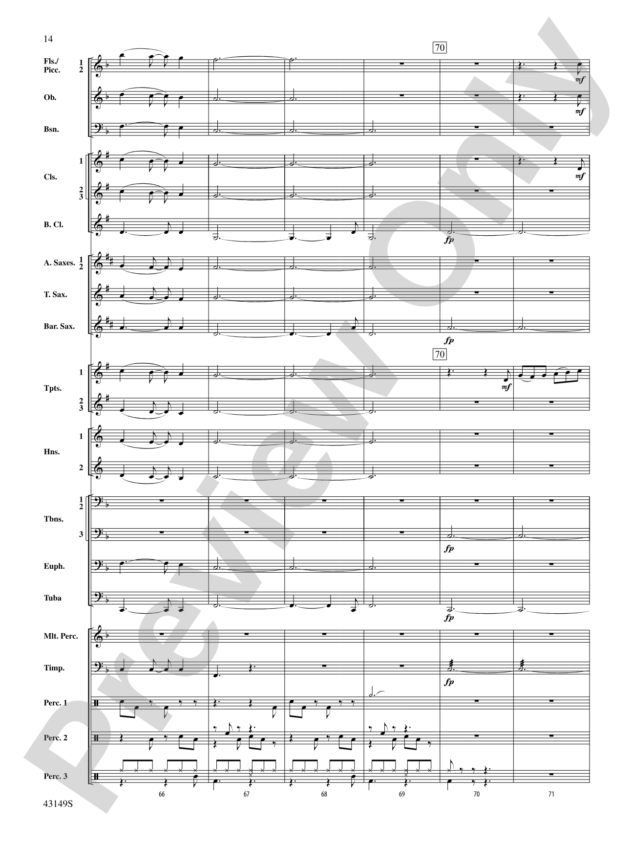 My Dancing Day: Concert Band Conductor Score & Parts