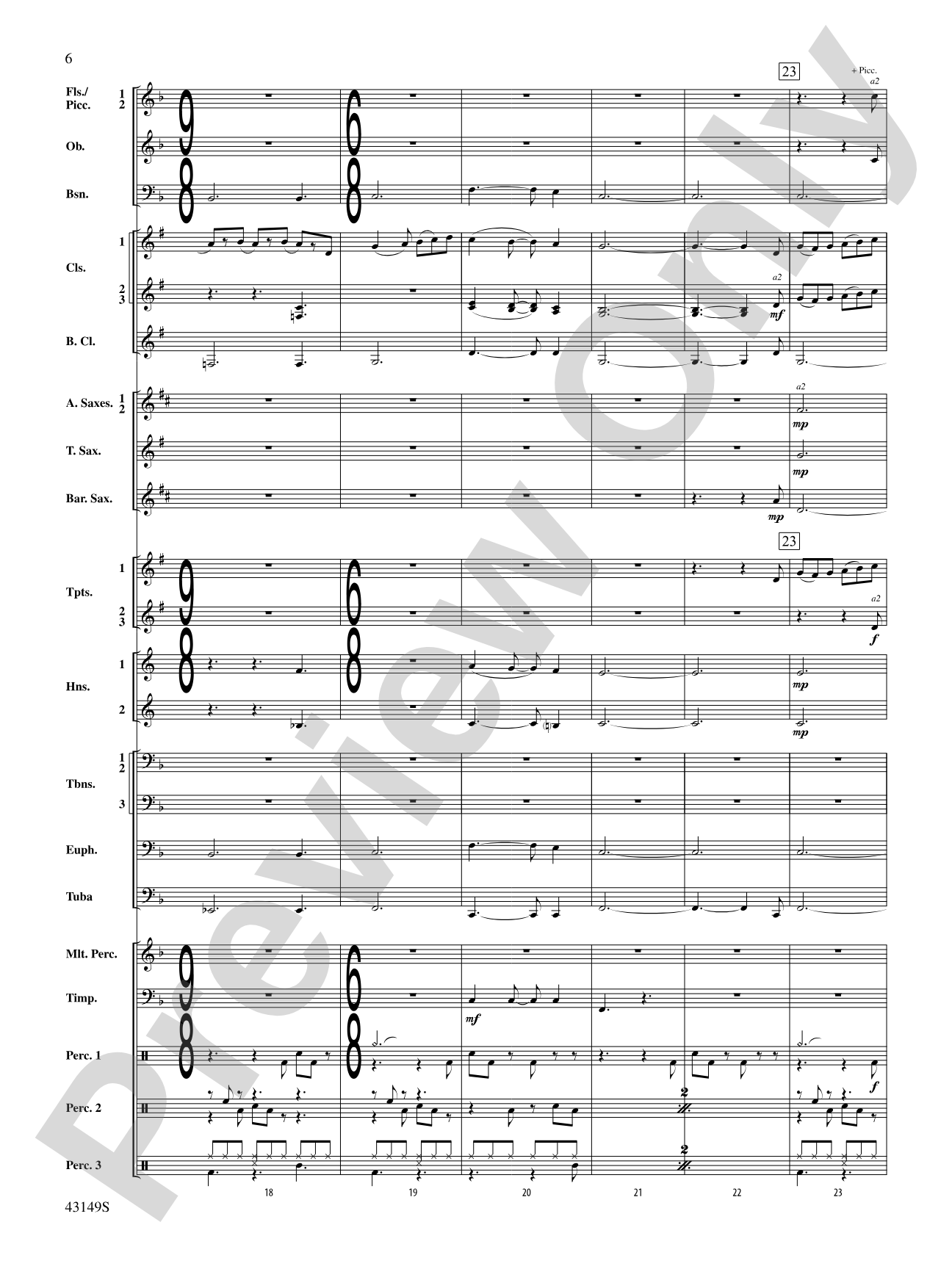 My Dancing Day: Concert Band Conductor Score & Parts