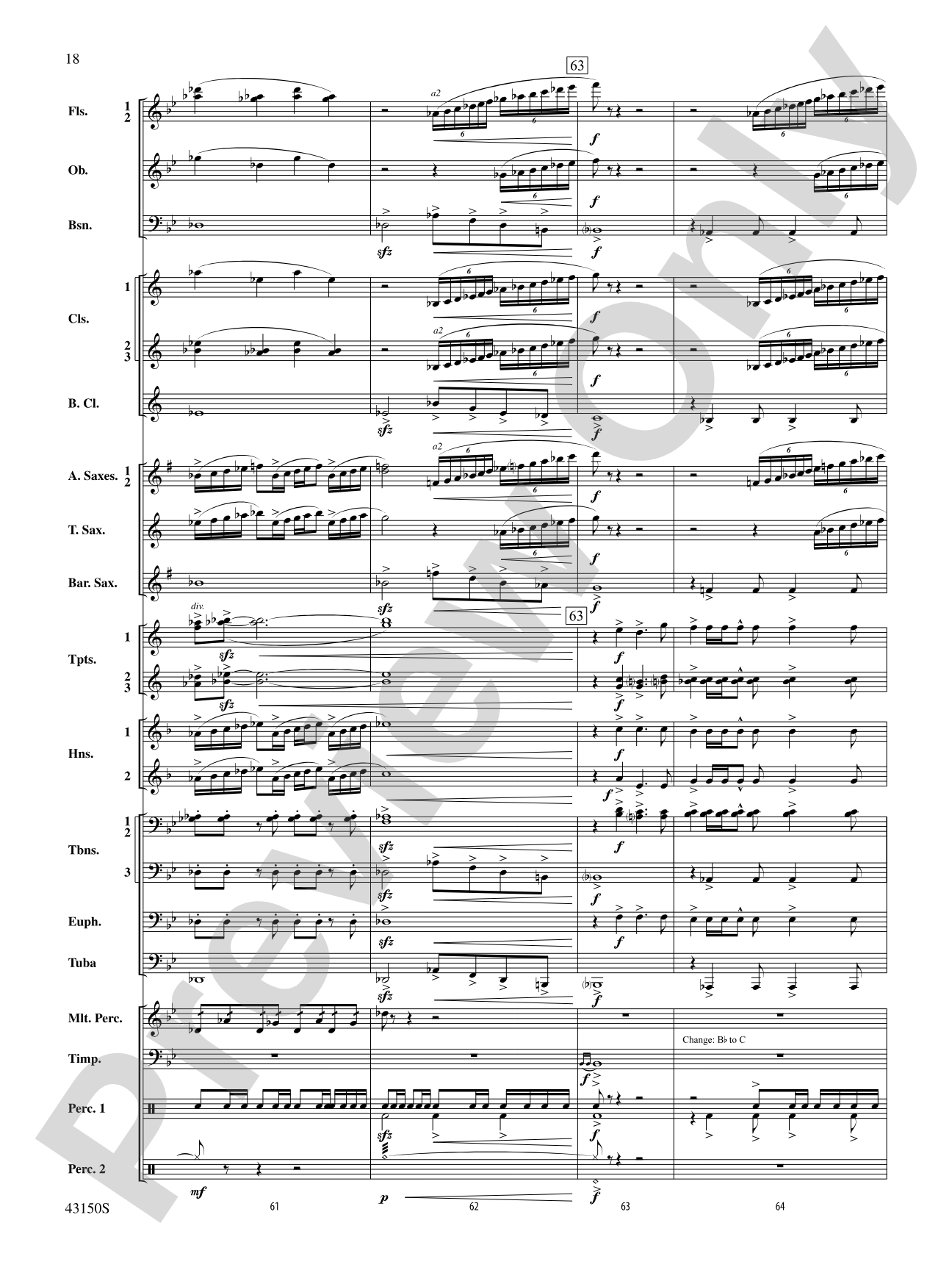 Drive!: Concert Band Conductor Score & Parts