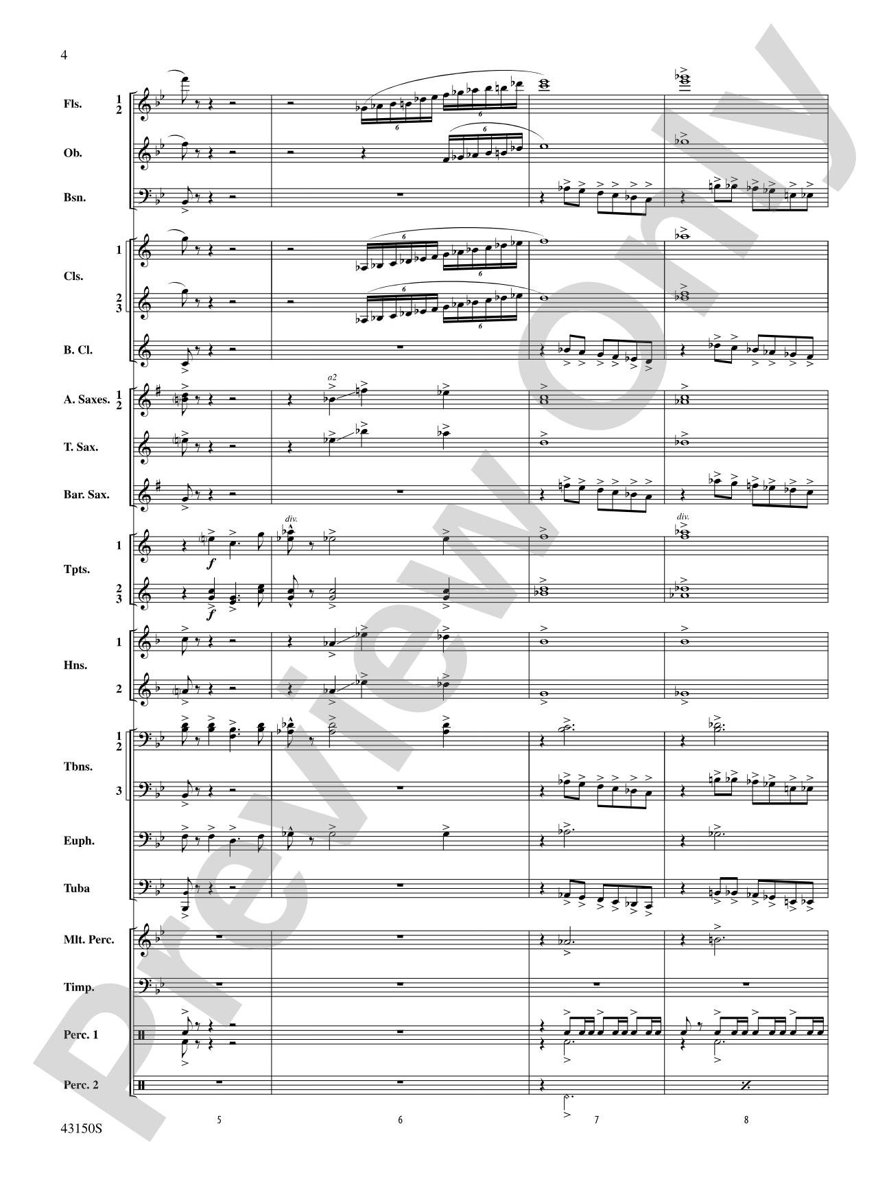 Drive!: Concert Band Conductor Score & Parts