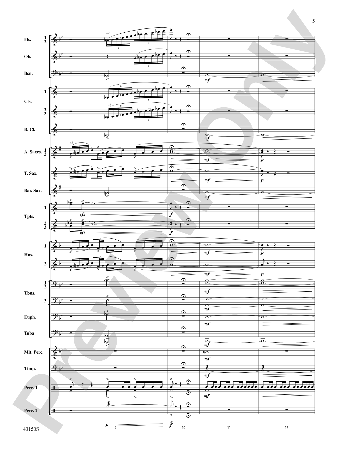 Drive!: Concert Band Conductor Score & Parts