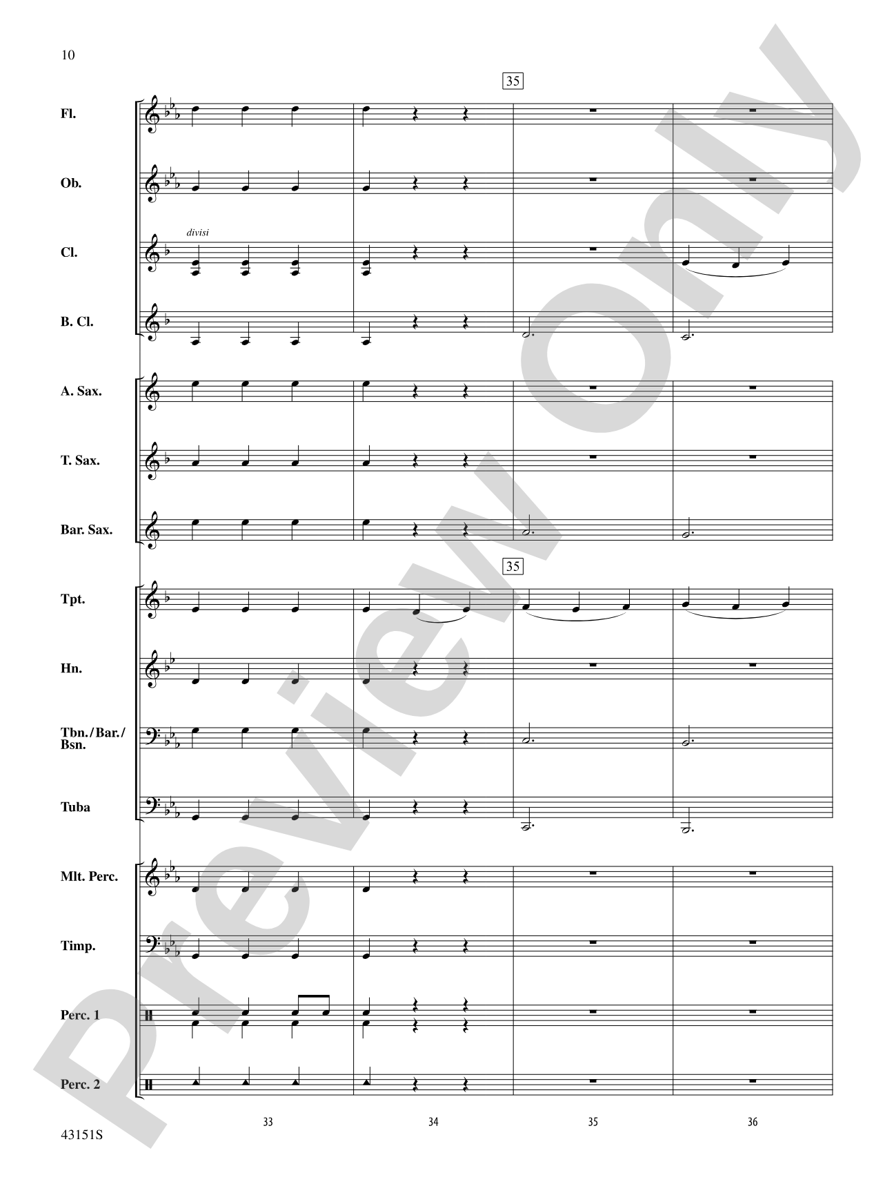 Triple Threat: Concert Band Conductor Score & Parts