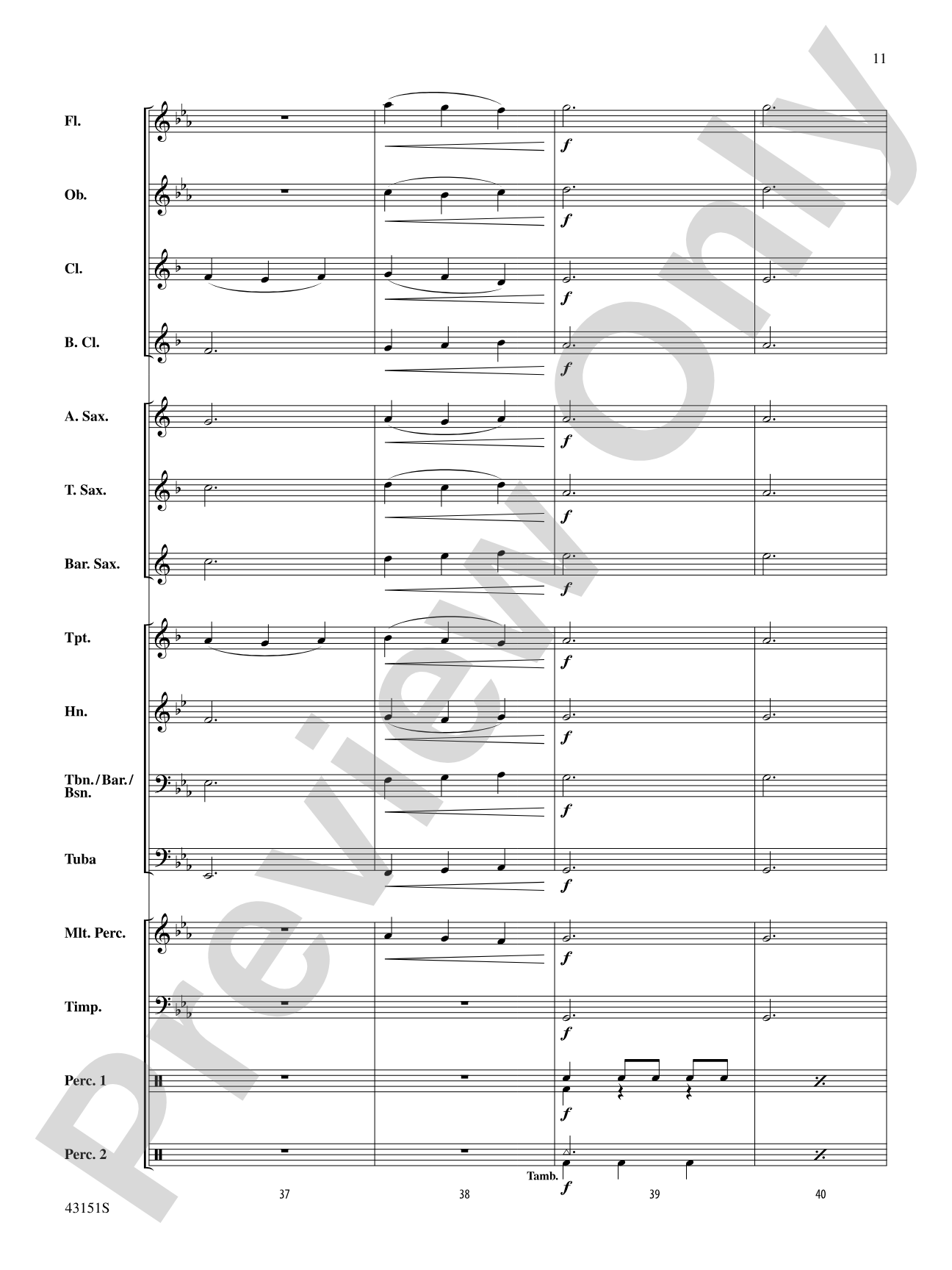 Triple Threat: Concert Band Conductor Score & Parts