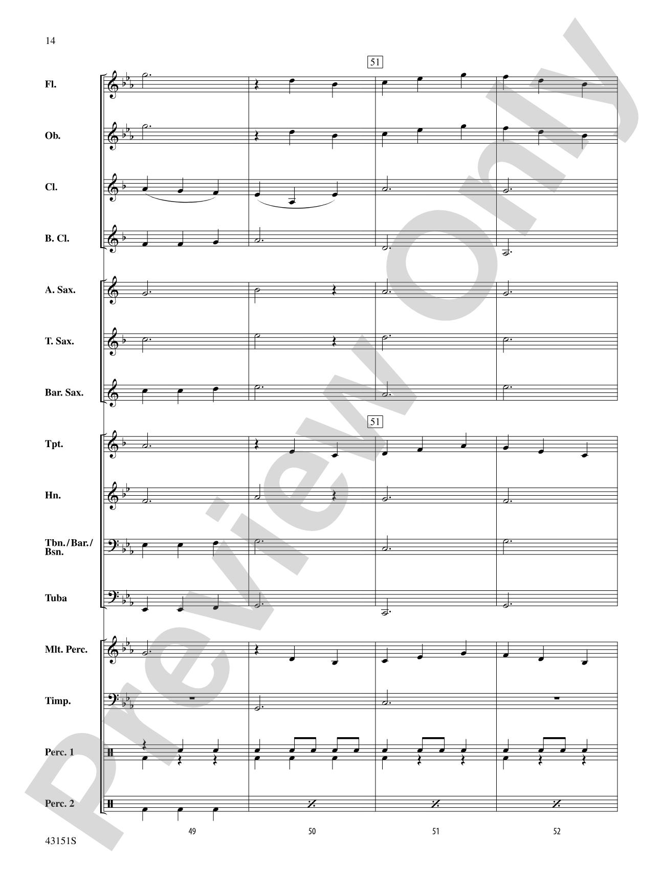 Triple Threat: Concert Band Conductor Score & Parts