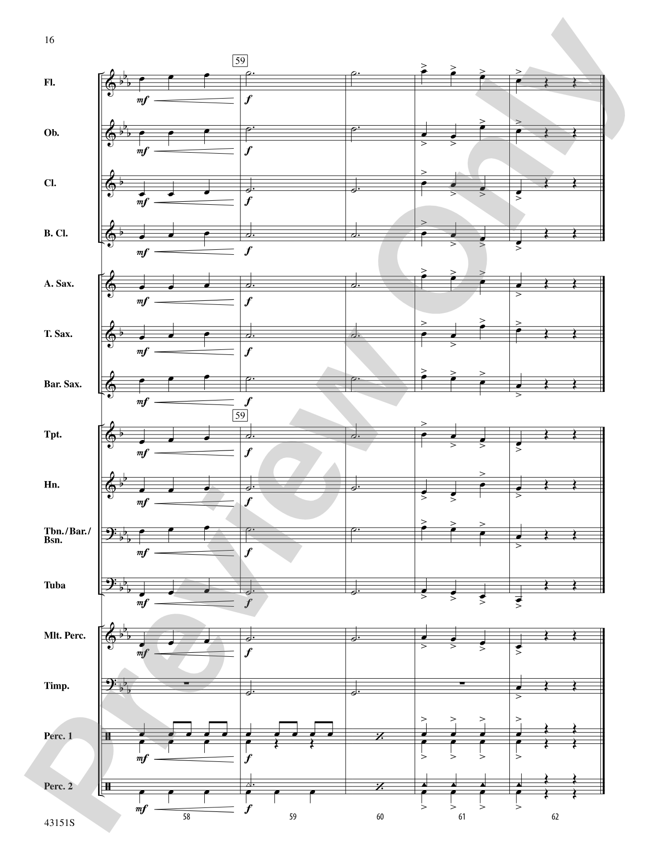 Triple Threat: Concert Band Conductor Score & Parts