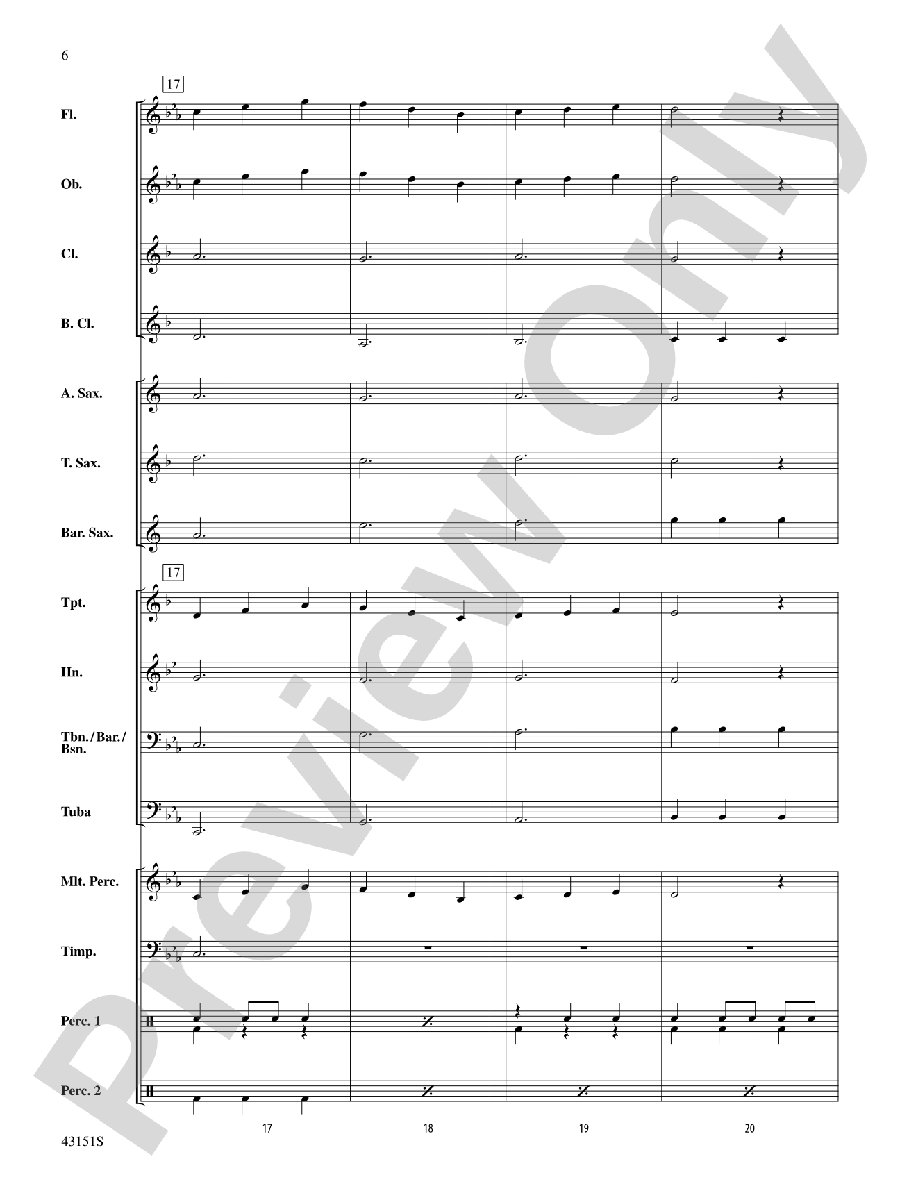 Triple Threat: Concert Band Conductor Score & Parts
