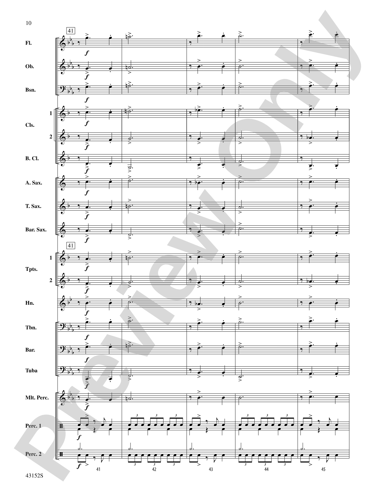 The Kings of Swing: Concert Band Conductor Score & Parts