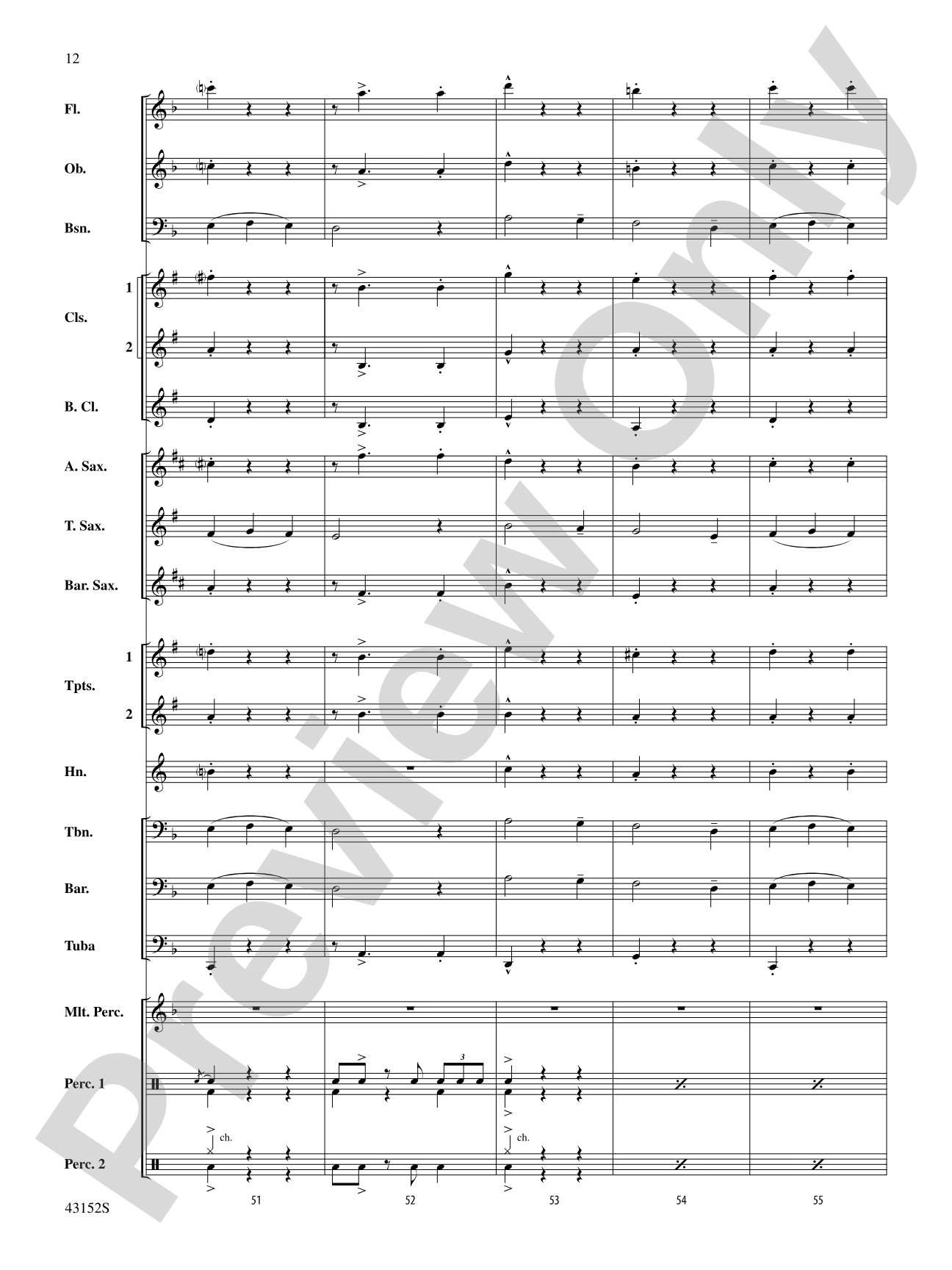 The Kings of Swing: Concert Band Conductor Score & Parts