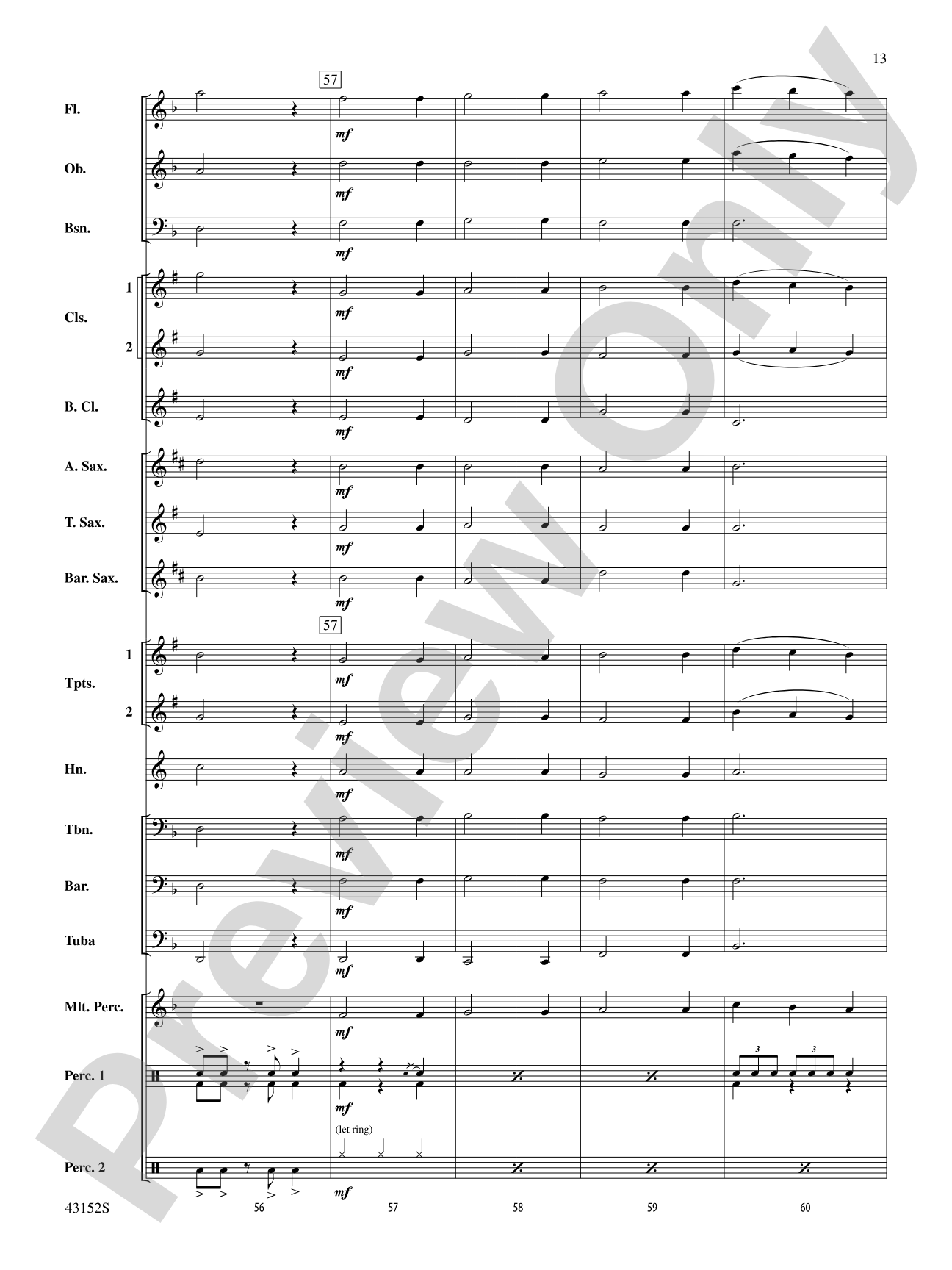 The Kings of Swing: Concert Band Conductor Score & Parts