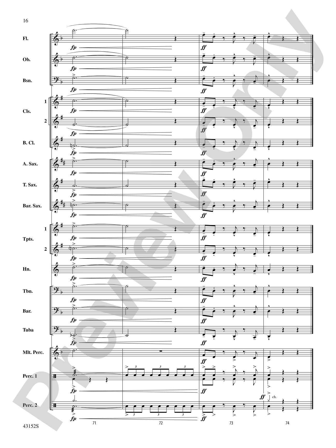 The Kings of Swing: Concert Band Conductor Score & Parts