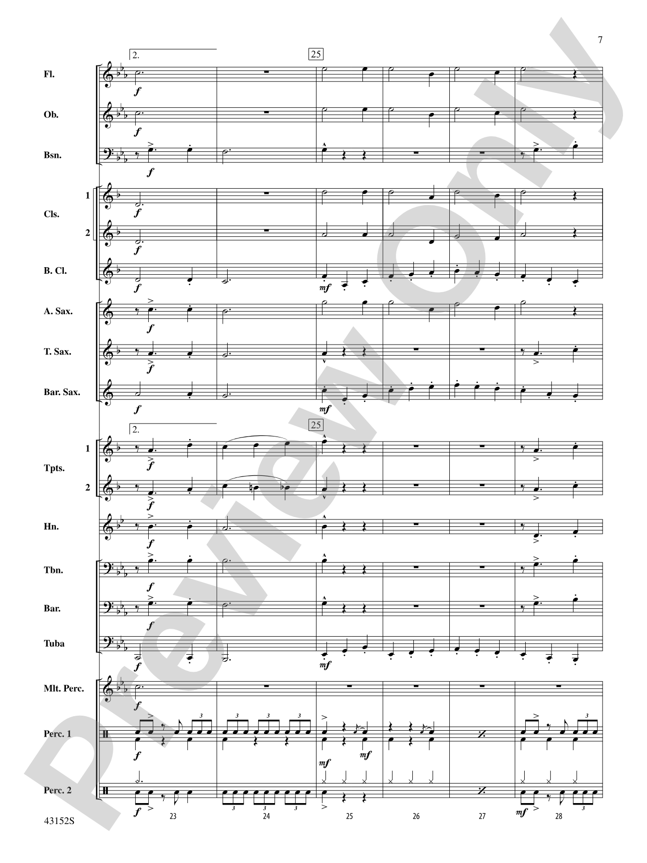 The Kings of Swing: Concert Band Conductor Score & Parts