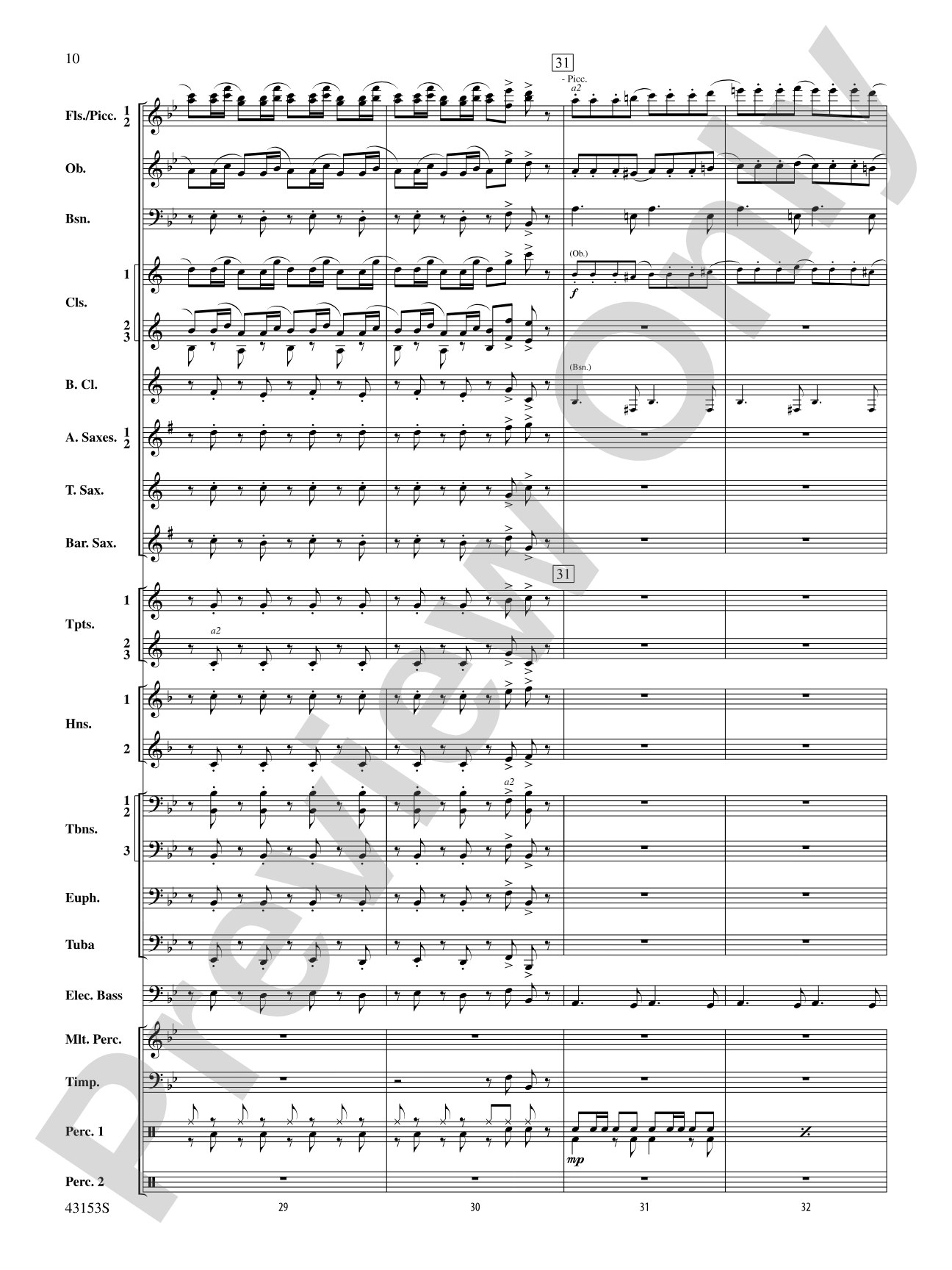 A Mad Russian's Christmas: Concert Band Conductor Score & Parts