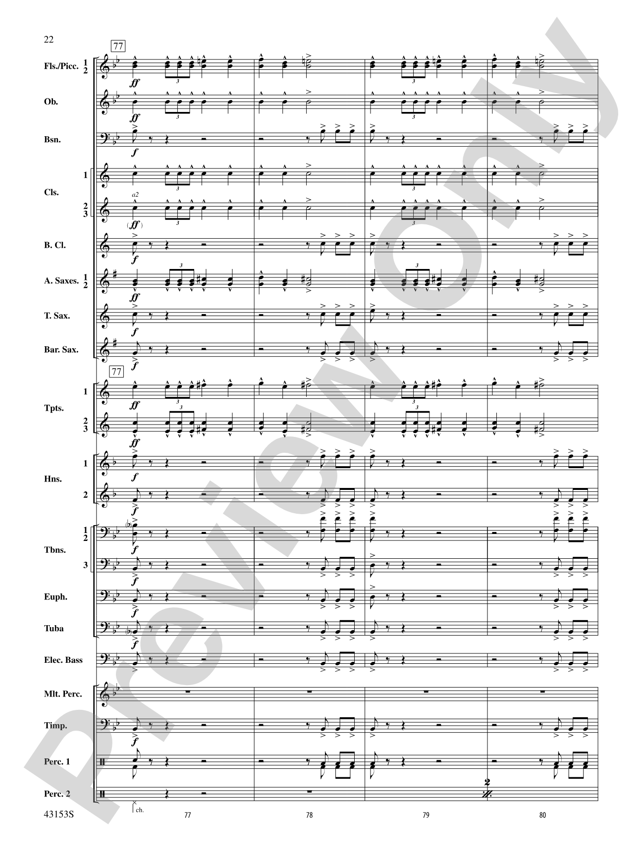 A Mad Russian's Christmas: Concert Band Conductor Score & Parts