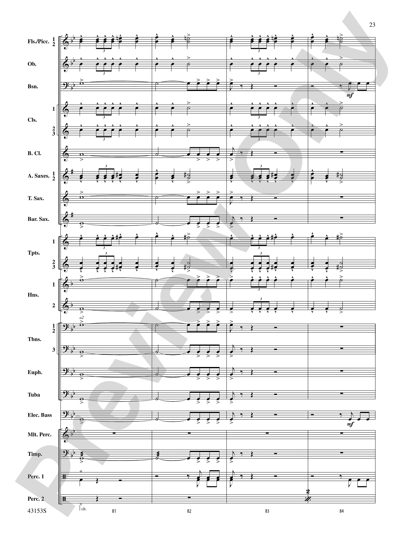 A Mad Russian's Christmas: Concert Band Conductor Score & Parts