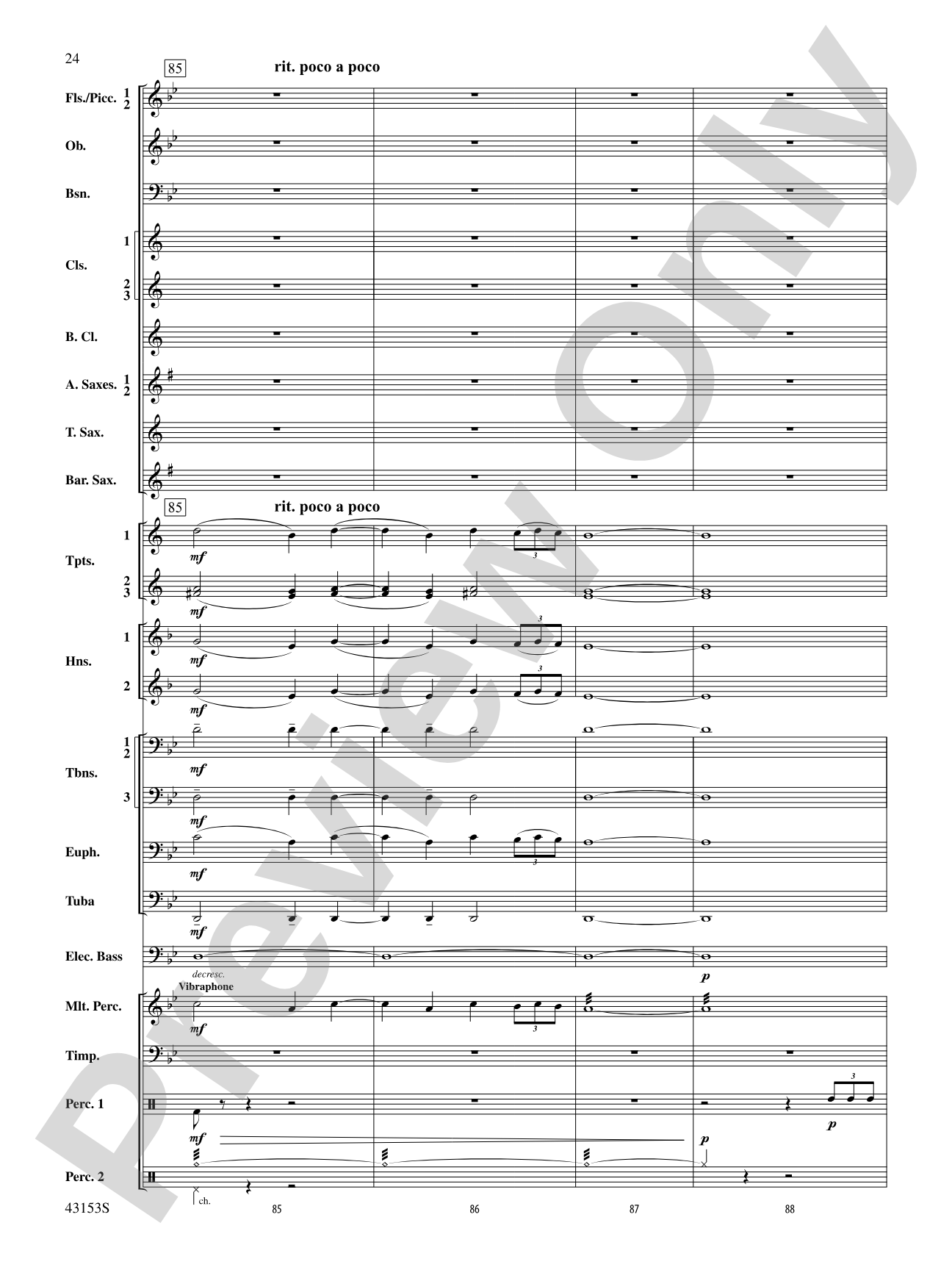 A Mad Russian's Christmas: Concert Band Conductor Score & Parts